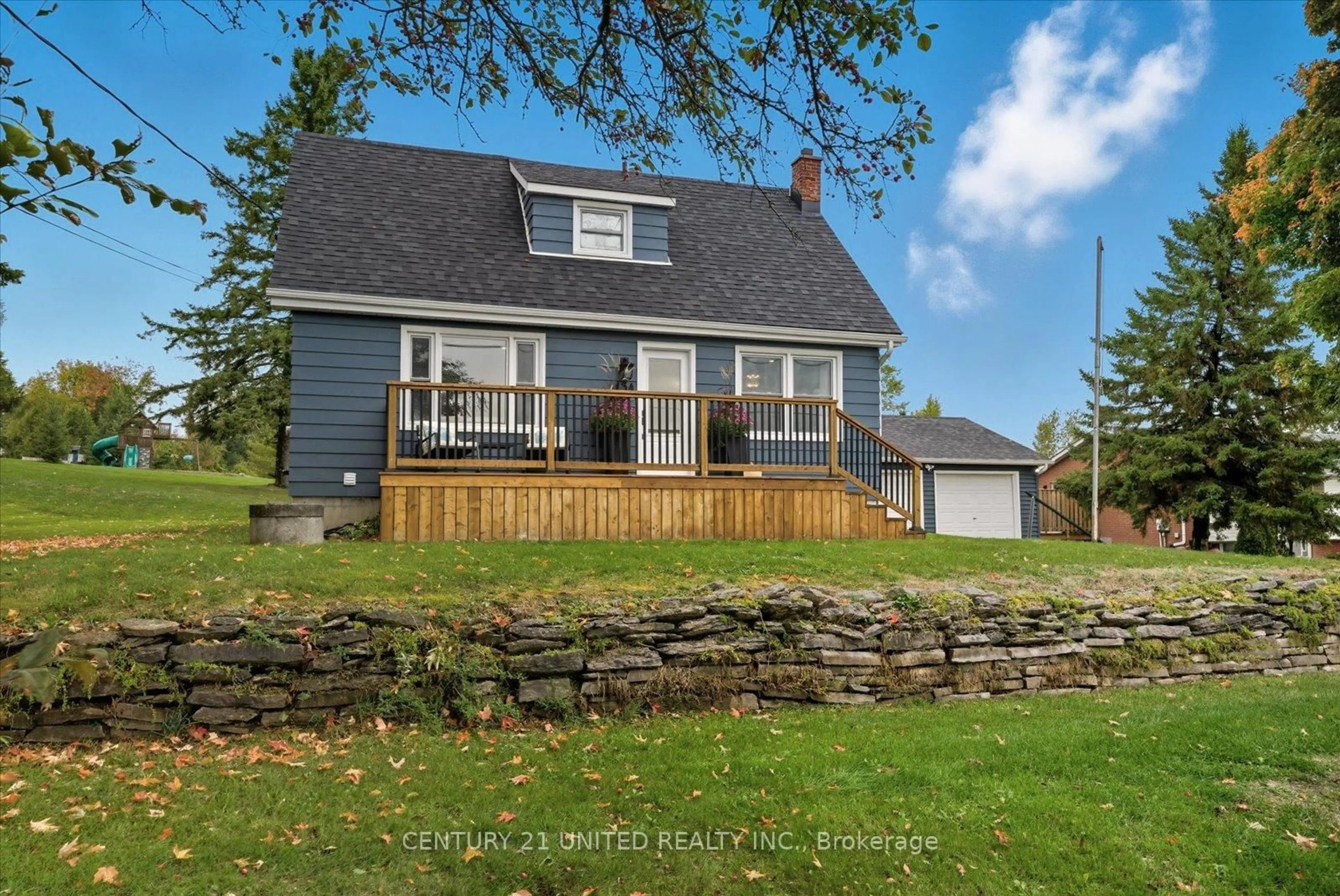 A pic from outside/outdoor area/front of a property/back of a property/a pic from drone, water/lake/river/ocean view for 154 County Rd 4, Douro-Dummer Ontario K9J 6Y1