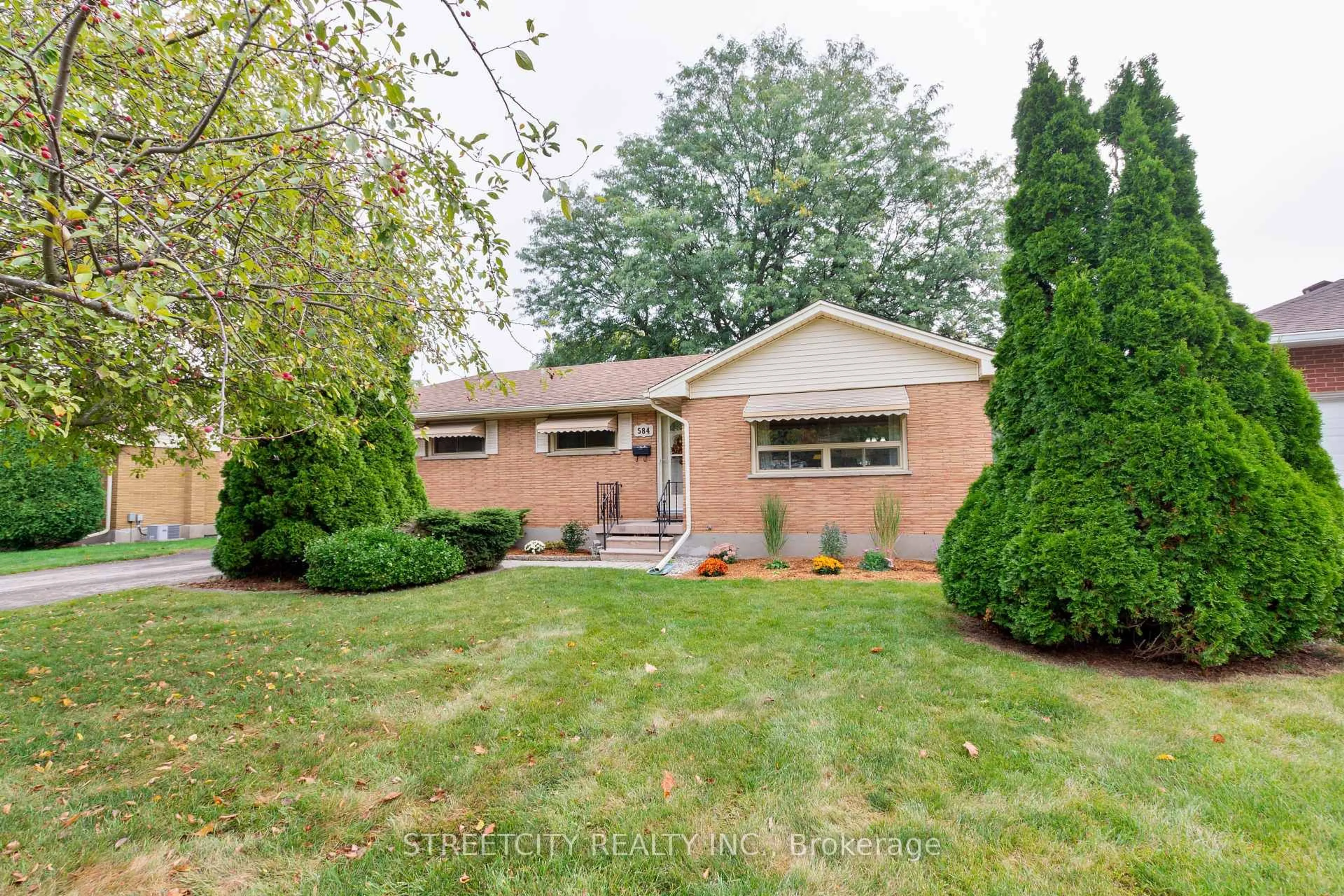 Home with brick exterior material, street for 584 Knights Hill Rd, London South Ontario N6J 3A4