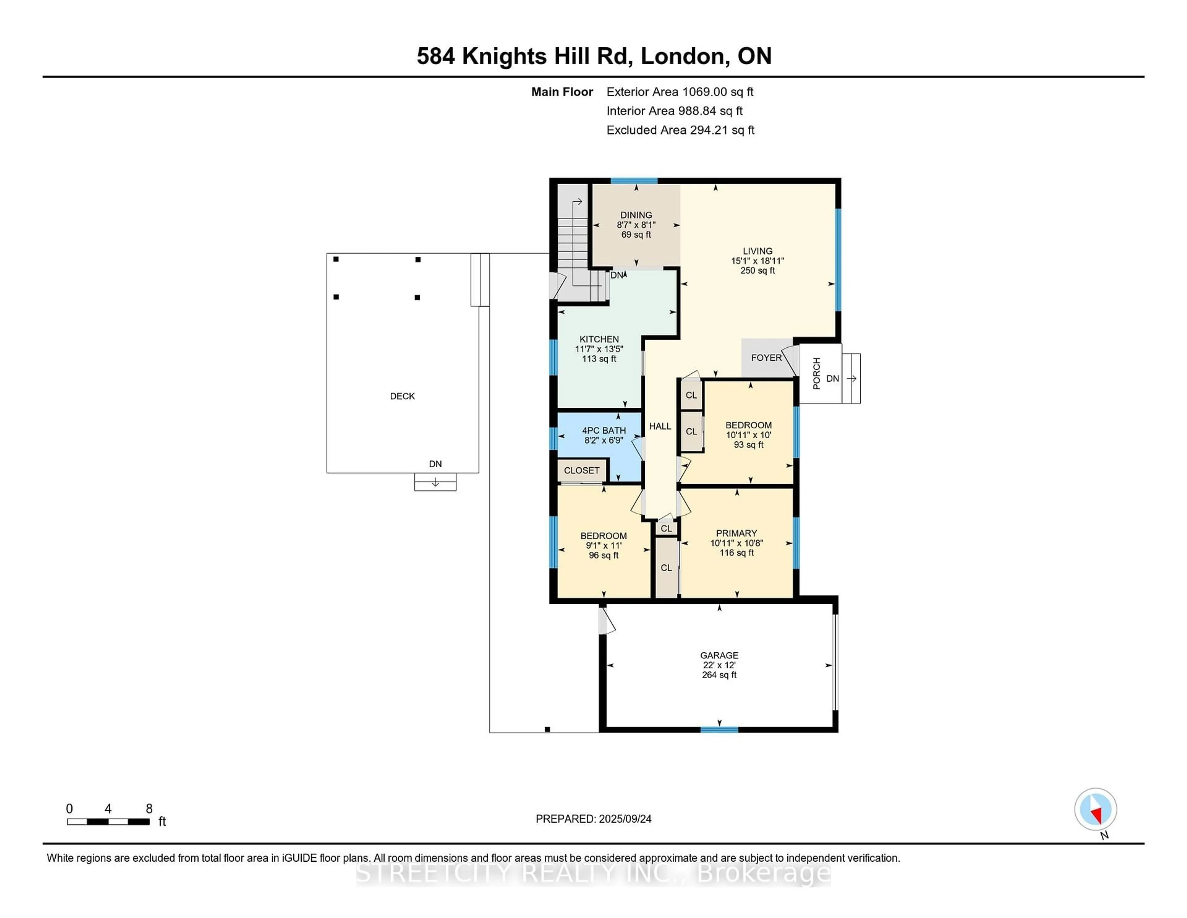 Floor plan for 584 Knights Hill Rd, London South Ontario N6J 3A4