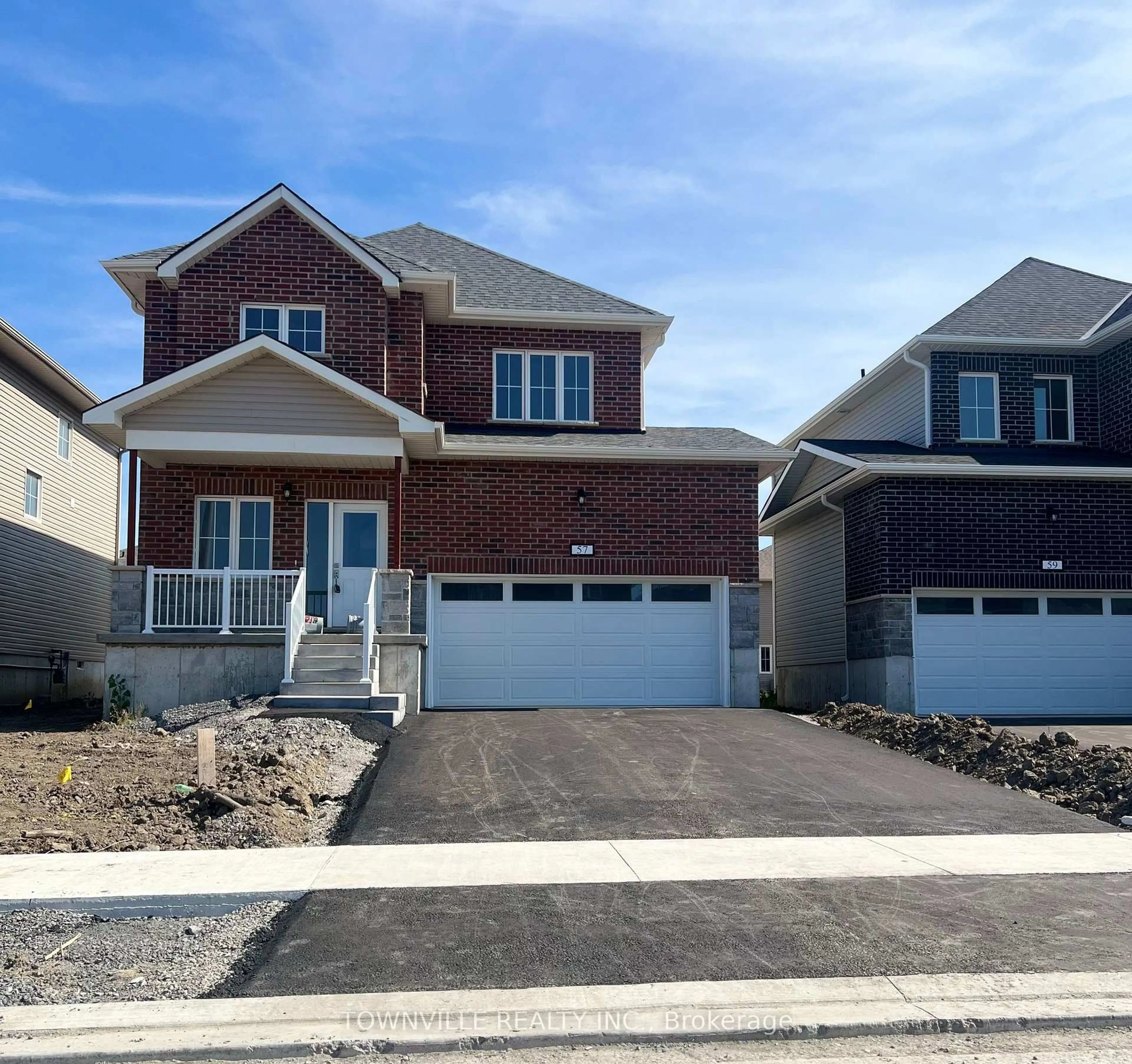Home with brick exterior material, street for 57 Bradden Cres, Belleville Ontario K8N 0T7