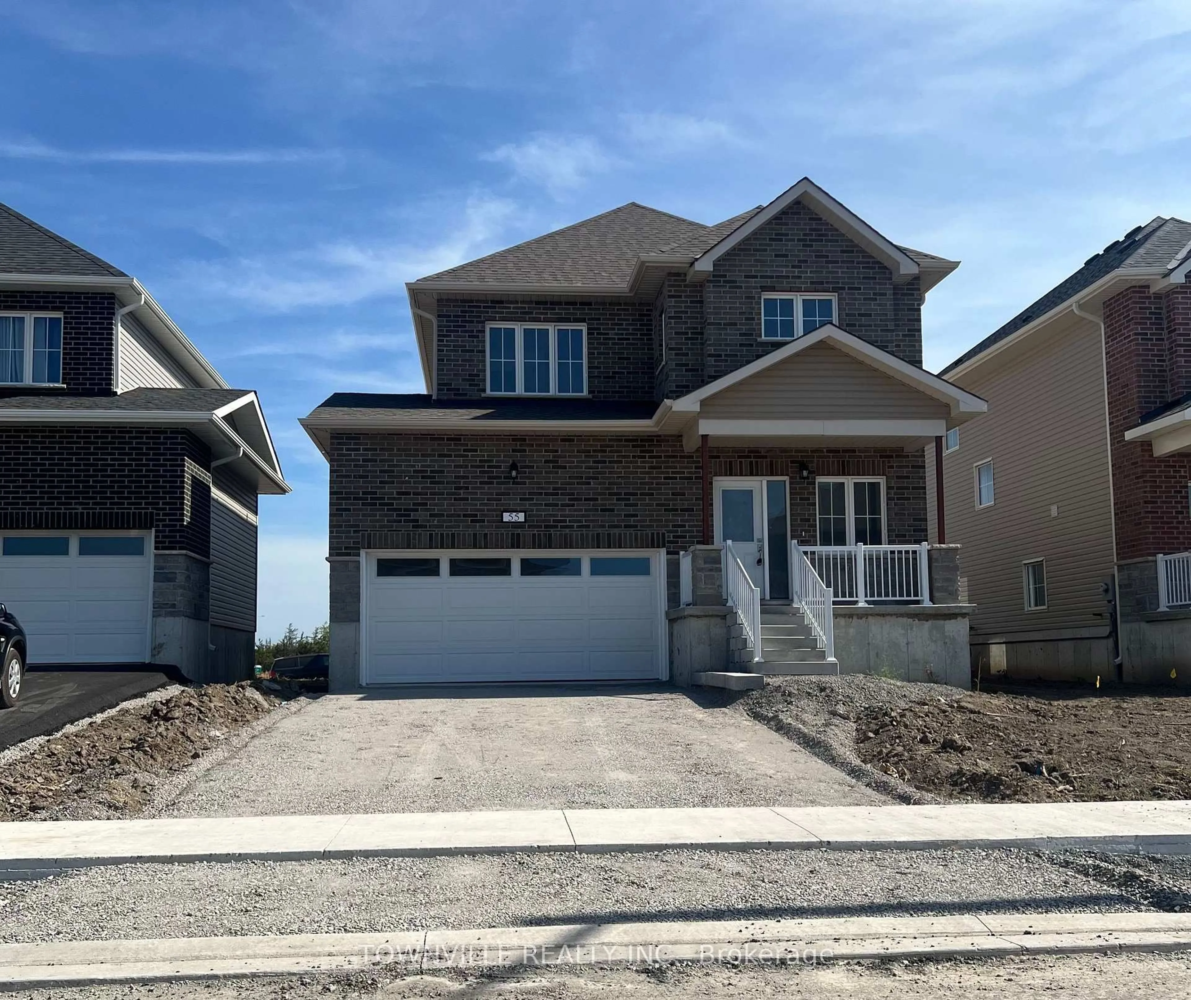 Home with brick exterior material, street for 55 Bradden Cres, Belleville Ontario K8N 0T7