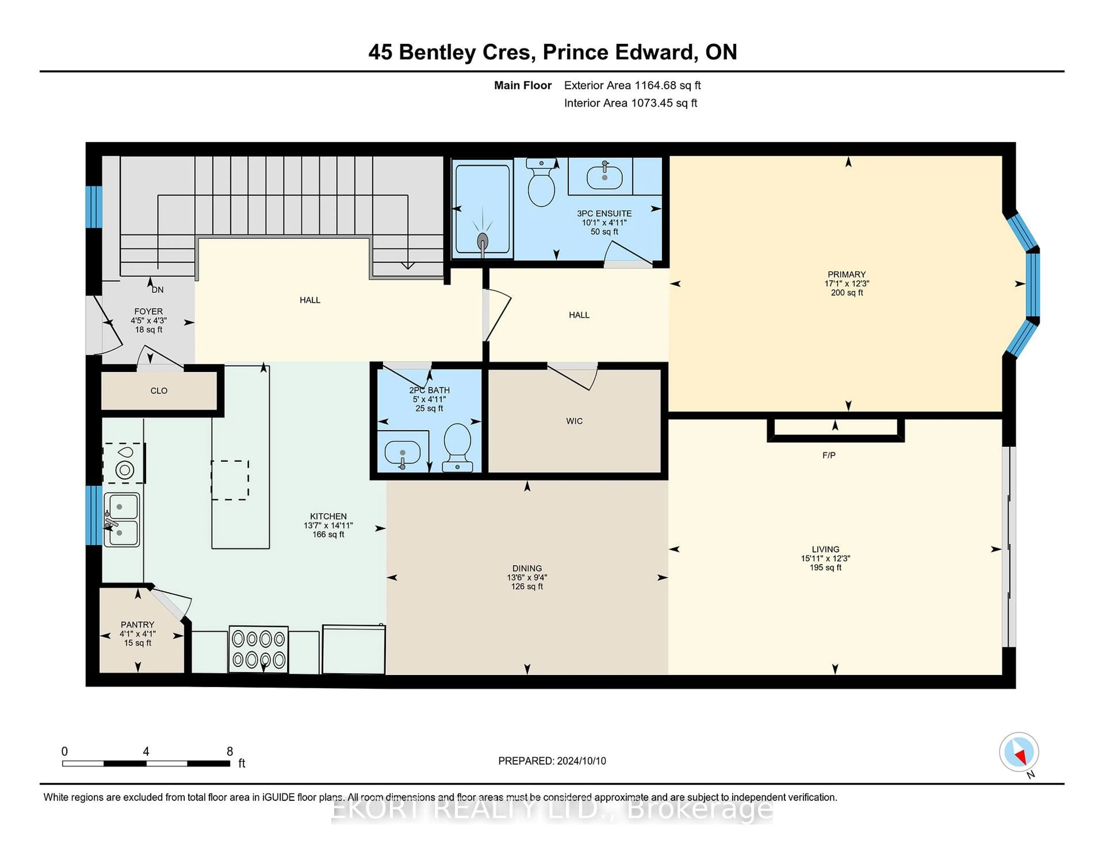 Floor plan for 45 Bentley Cres, Prince Edward County Ontario K0K 2T0