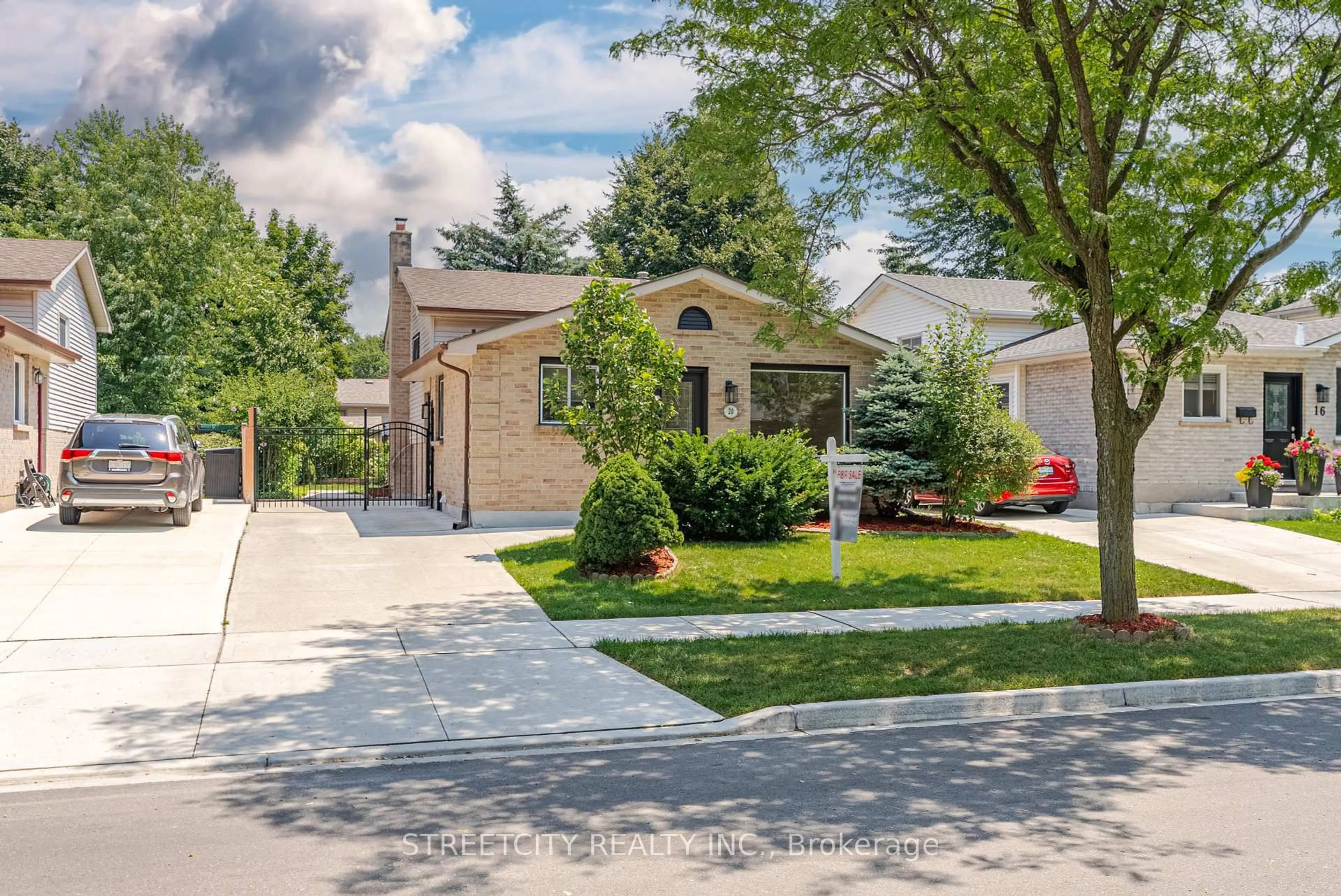 Home with brick exterior material, street for 20 Fairchild Cres, London South Ontario N6E 3E2