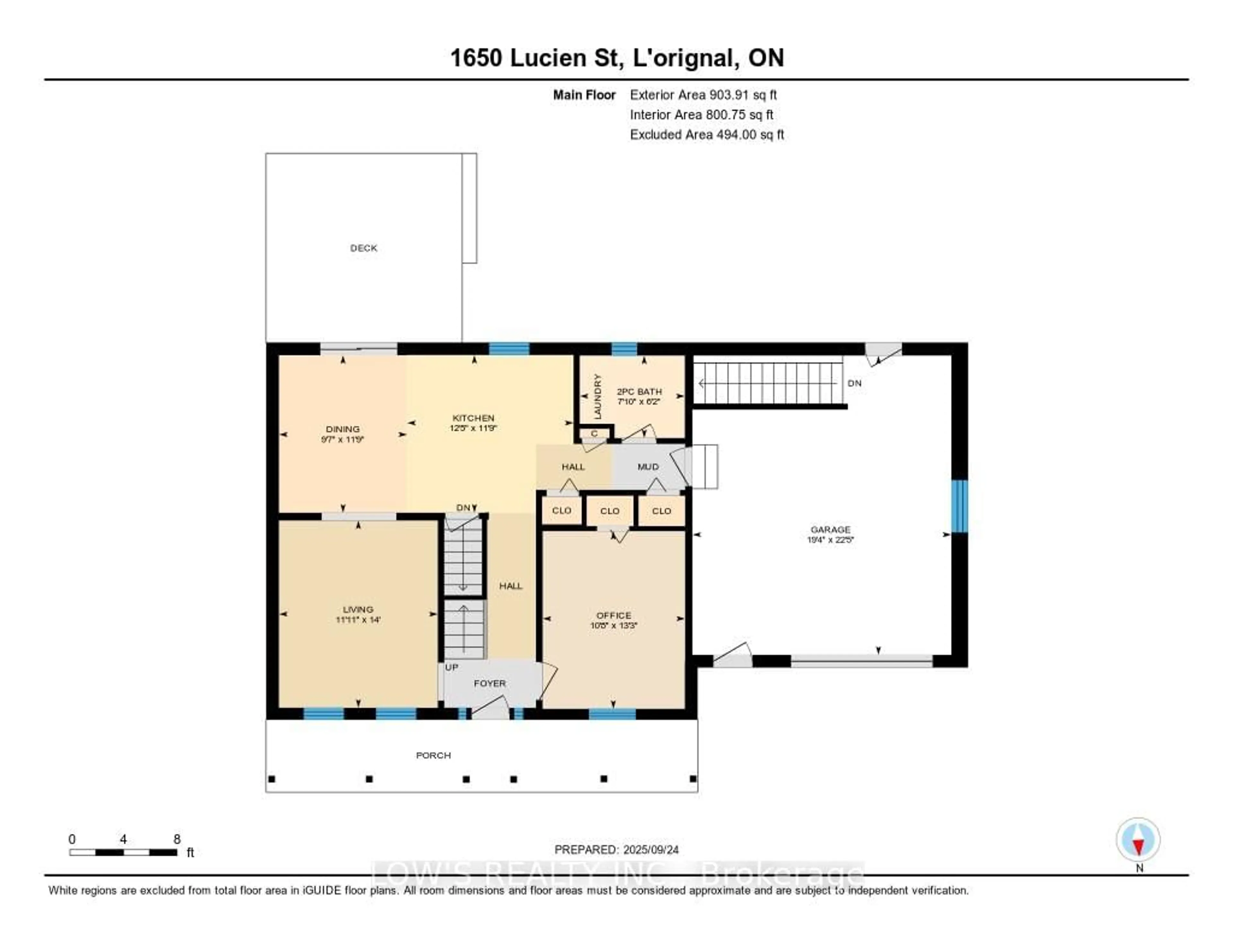 Floor plan for 1650 Lucien St, Champlain Ontario K0B 1K0