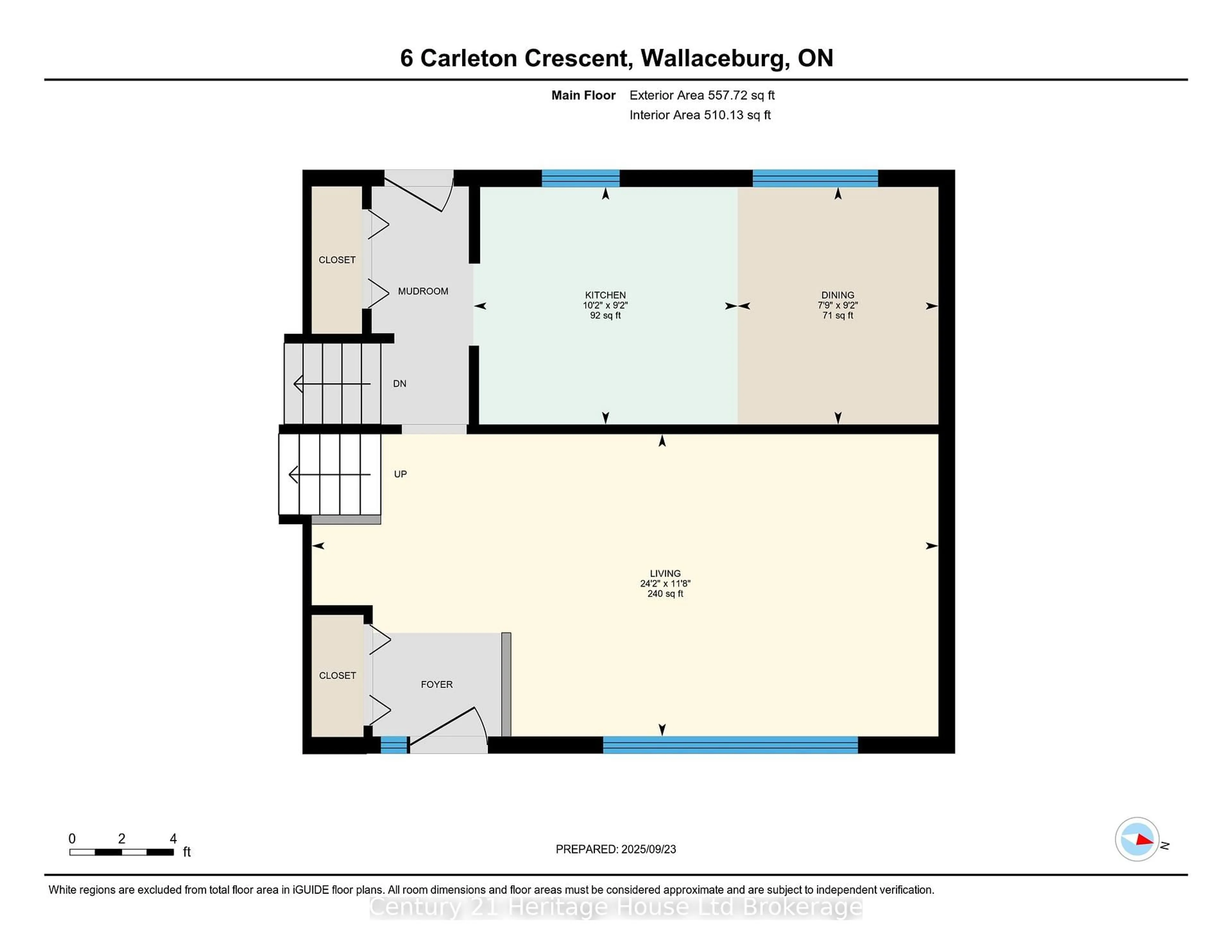 Floor plan for 6 Carleton Cres, Chatham-Kent Ontario N8A 4R5
