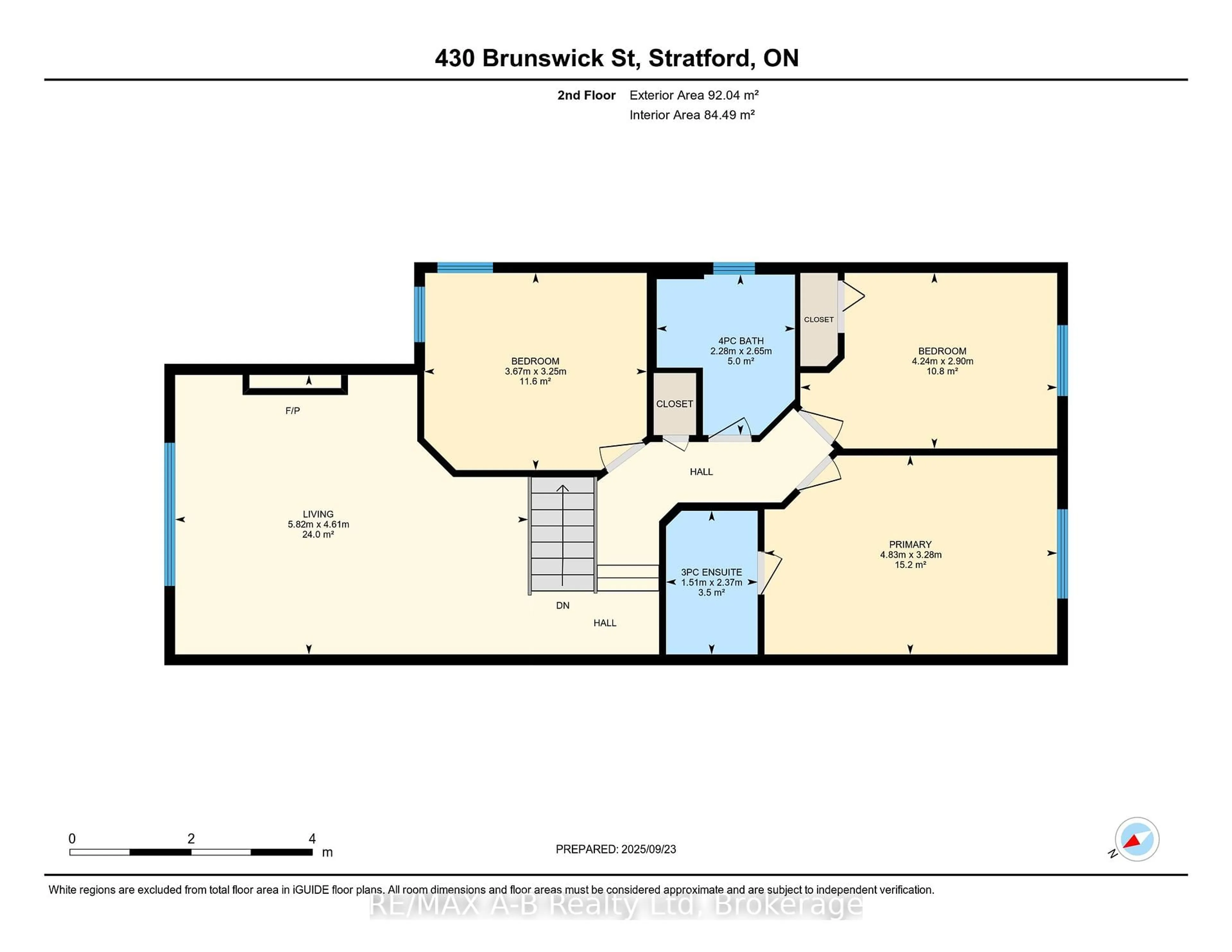 Floor plan for 430 Brunswick St, Stratford Ontario N5A 3N4