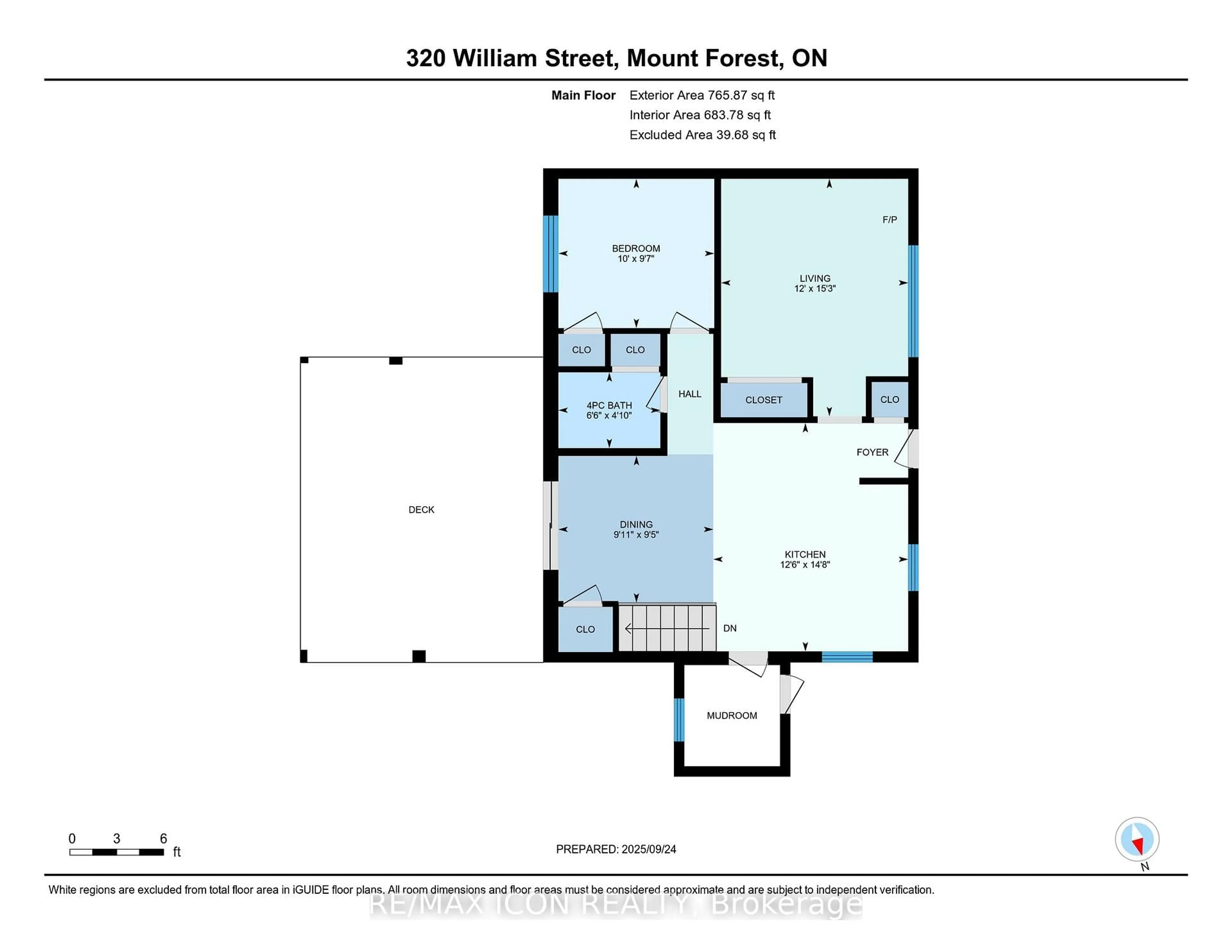 Floor plan for 320 William St, Wellington North Ontario N0G 2L3