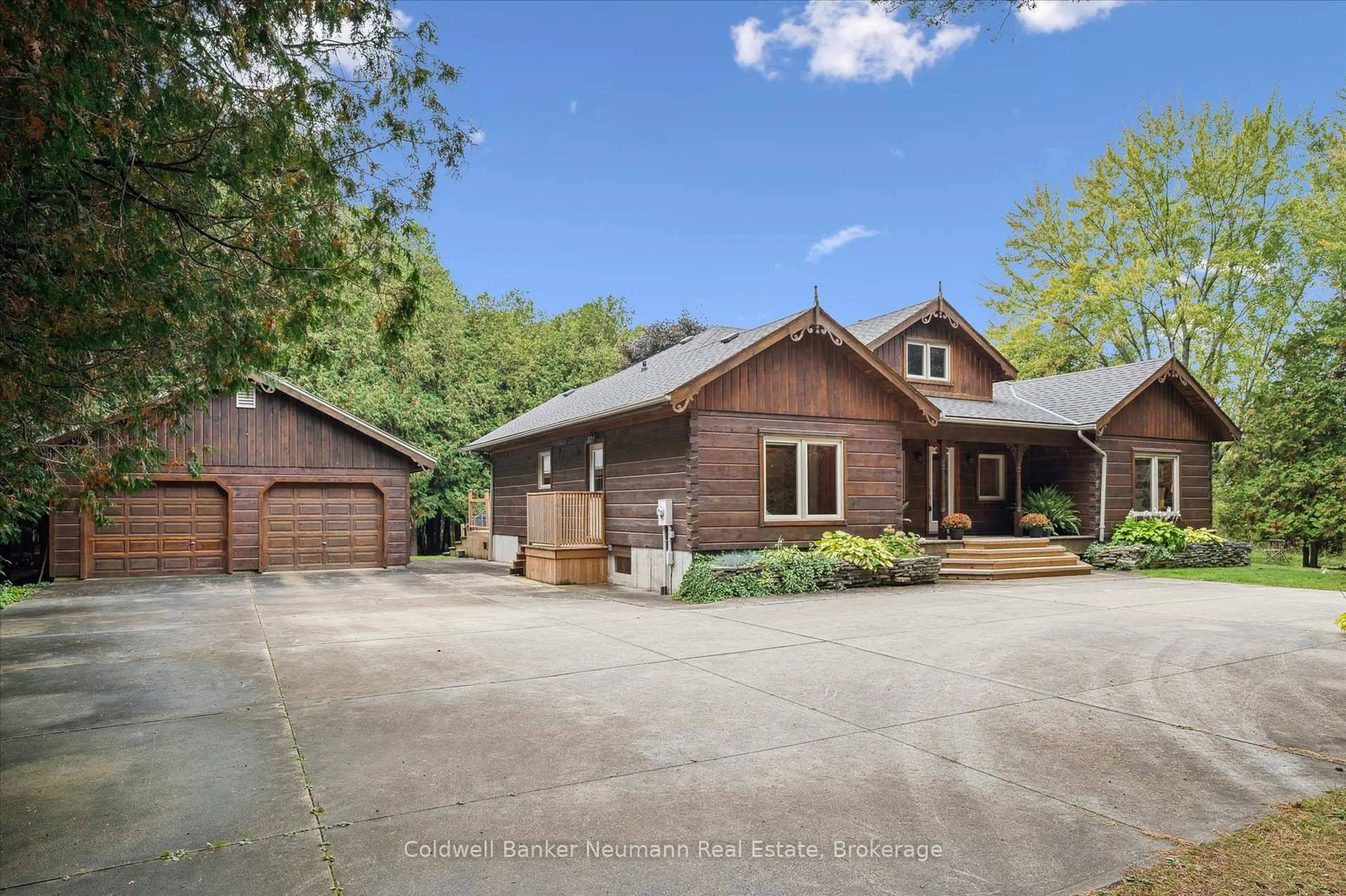 A pic from outside/outdoor area/front of a property/back of a property/a pic from drone, unknown for 403277 Grey Road 4, West Grey Ontario N0G 1R0