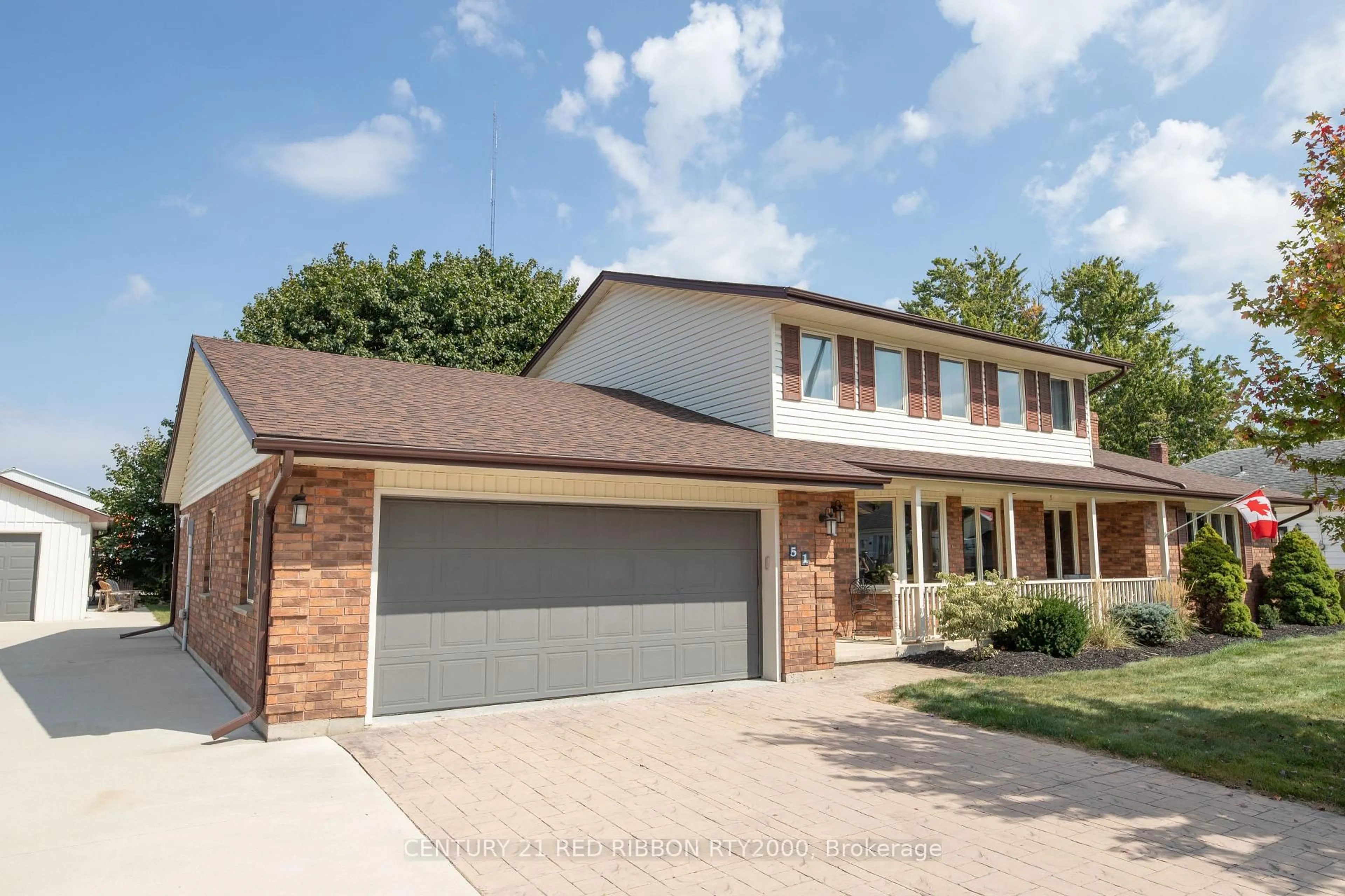 Home with brick exterior material, street for 51 Queen St, Strathroy-Caradoc Ontario N7G 2H5