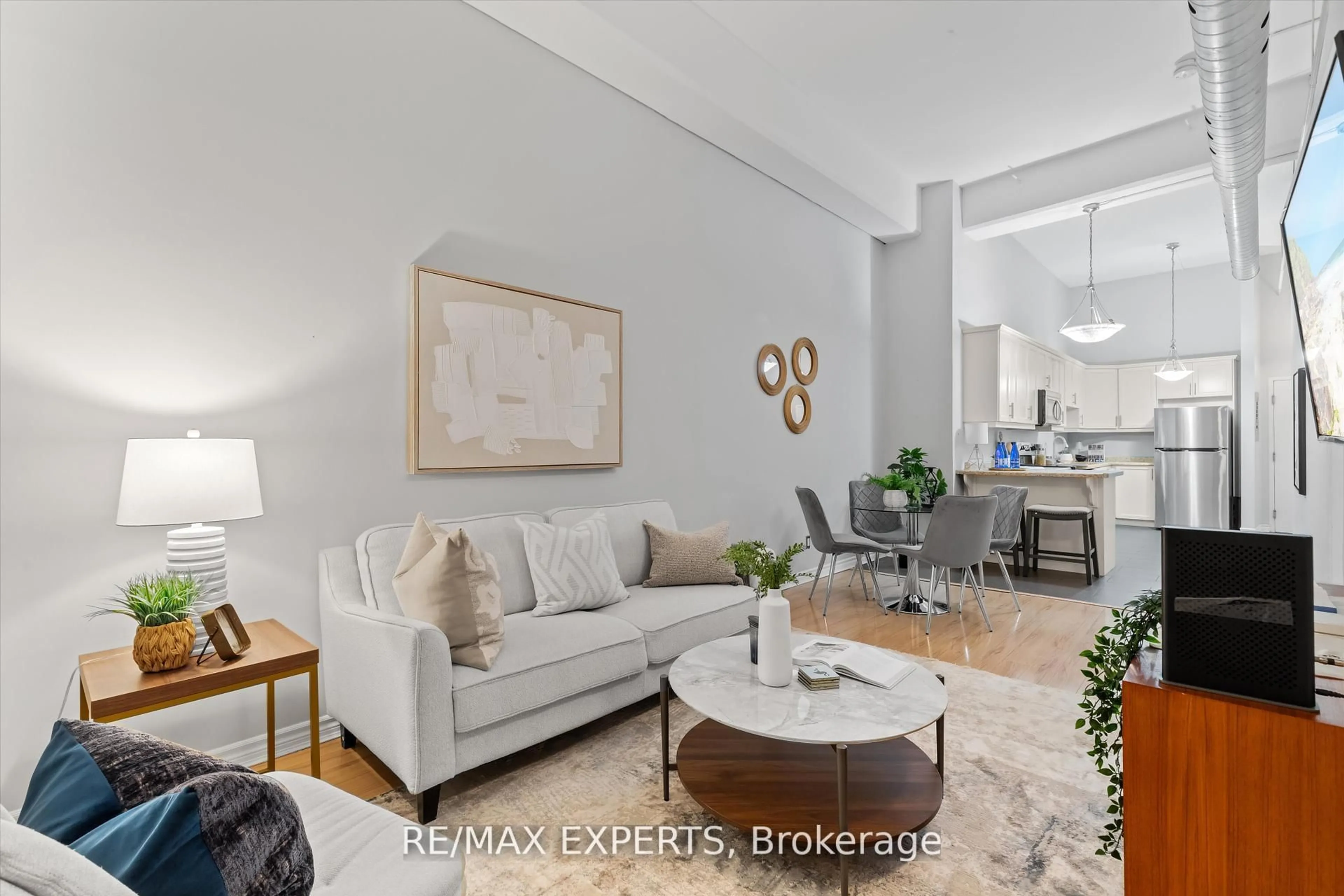 Living room with furniture, unknown for 80 King William St #212, Hamilton Ontario L8R 0A1