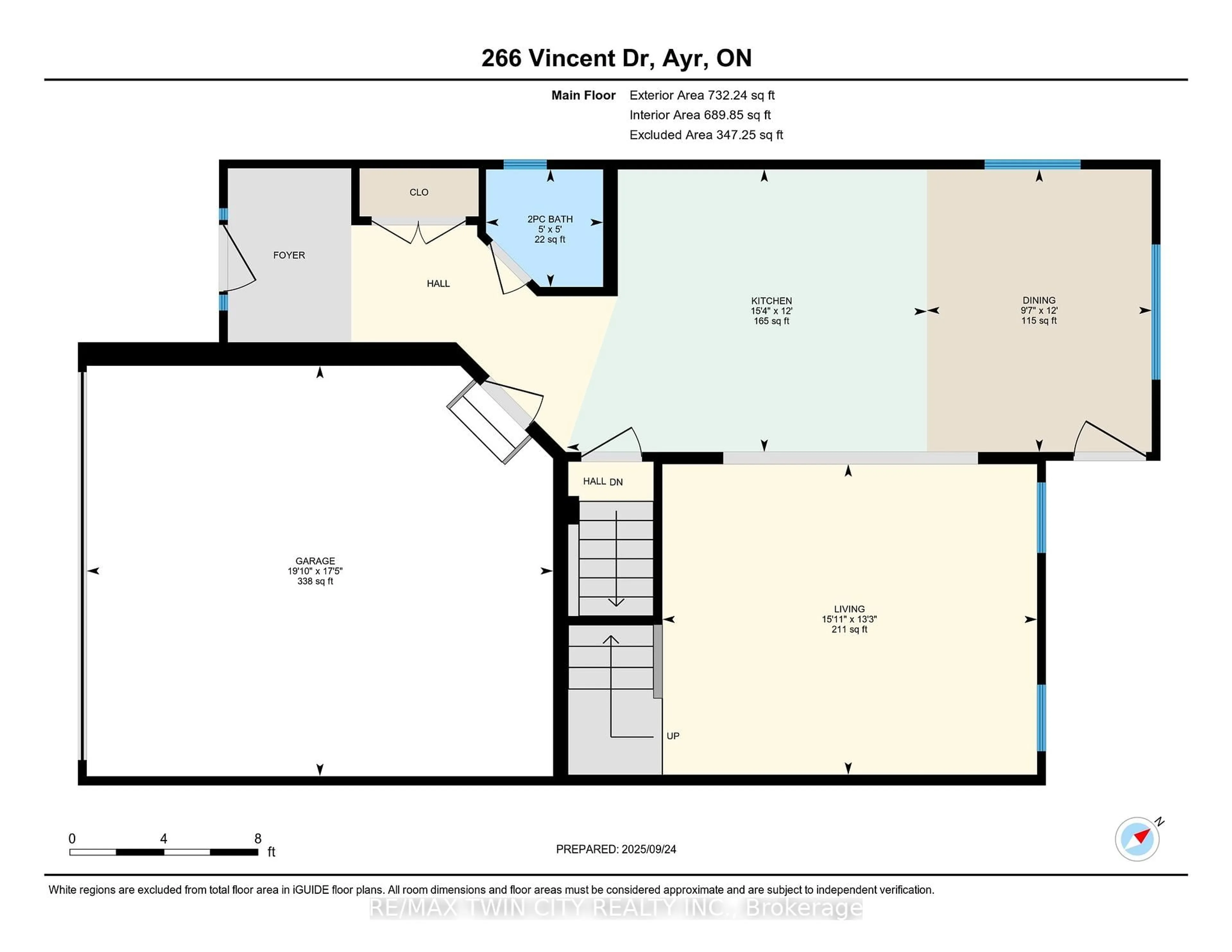 Floor plan for 266 Vincent Dr, North Dumfries Ontario N0B 1E0
