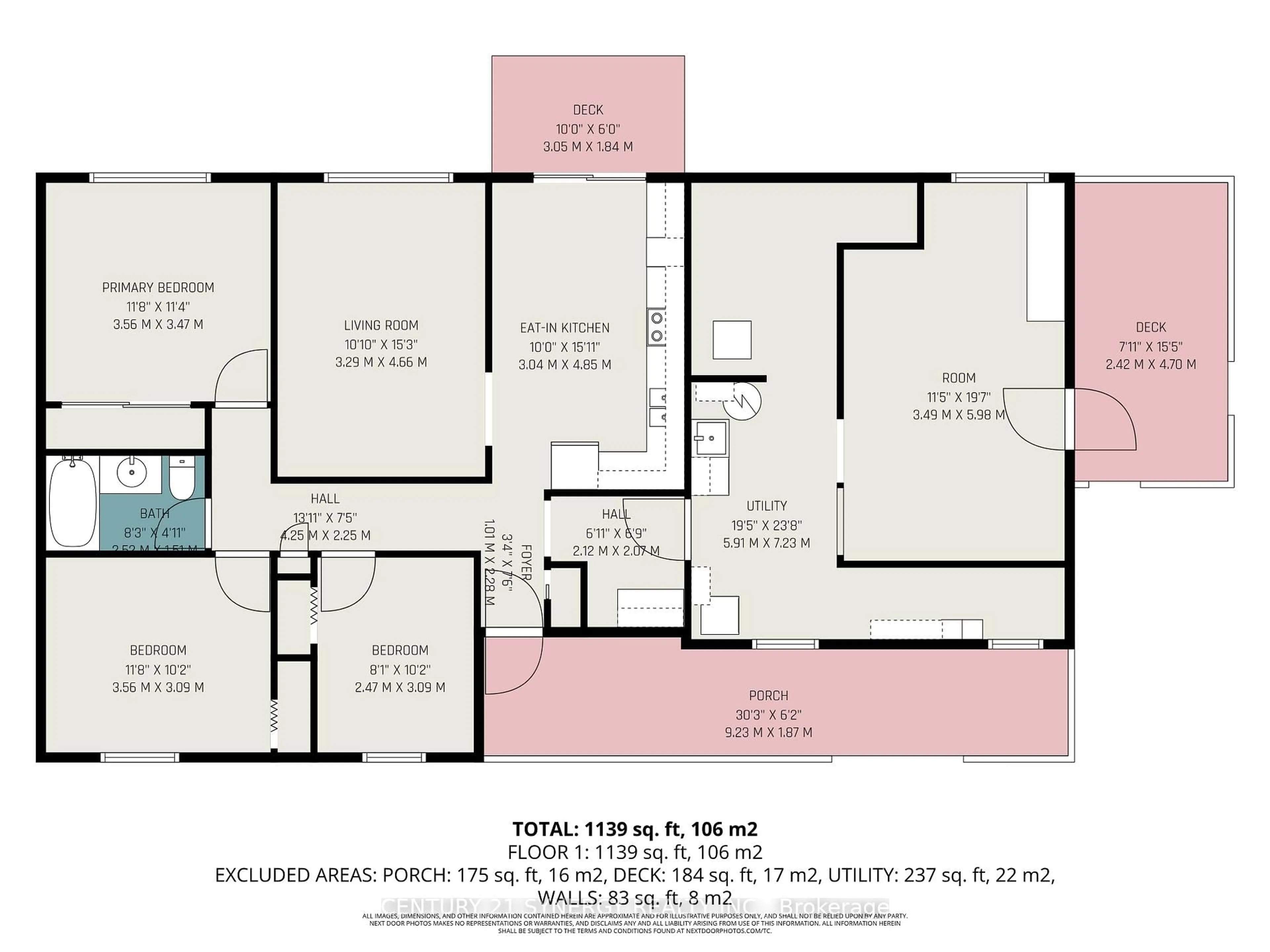 Floor plan for 667 Poonamalie Side Rd. Rd, Smiths Falls Ontario K7A 4S4