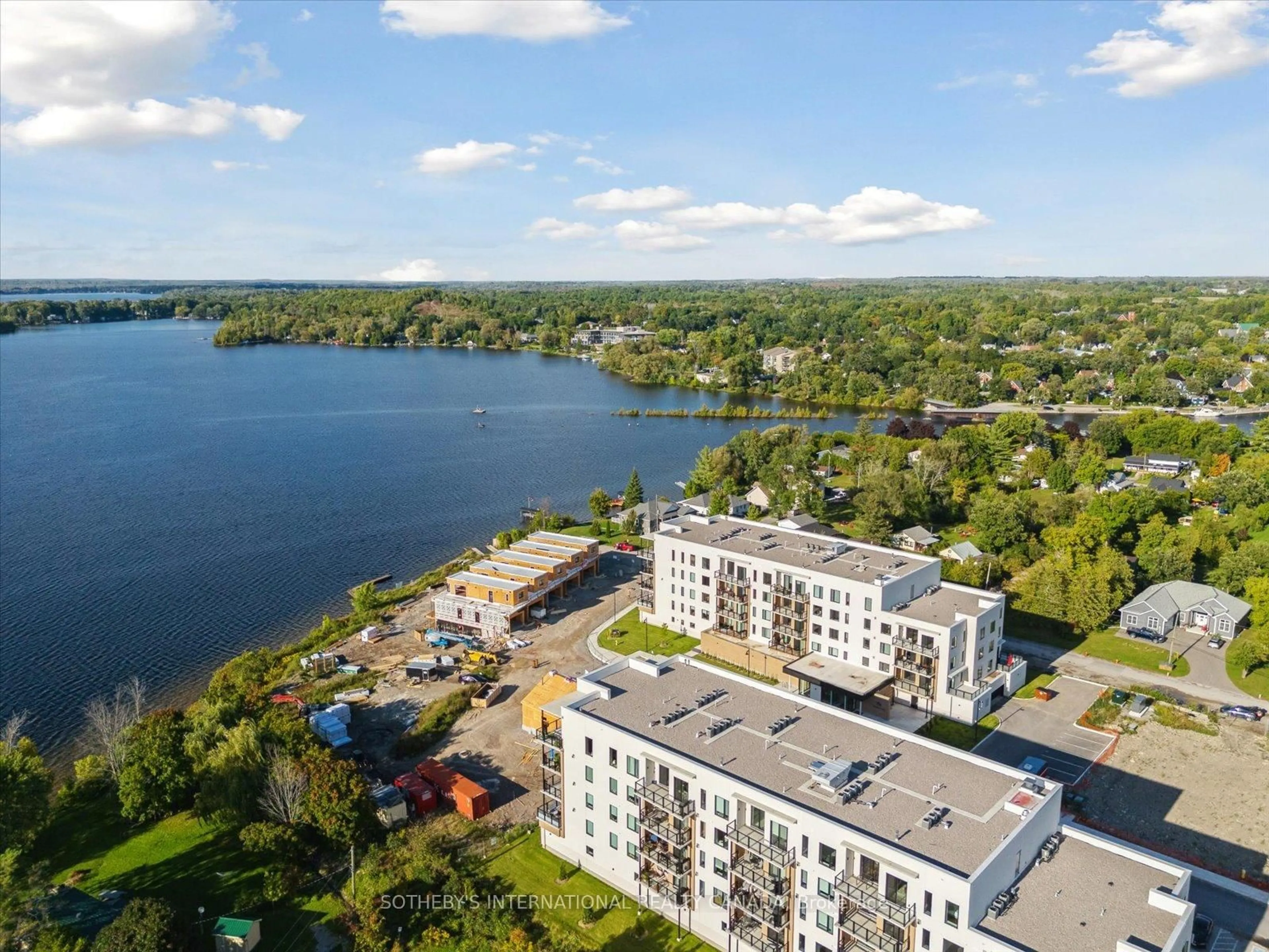 A pic from outside/outdoor area/front of a property/back of a property/a pic from drone, water/lake/river/ocean view for 19B West St N St #17, Kawartha Lakes Ontario K0M 1N0