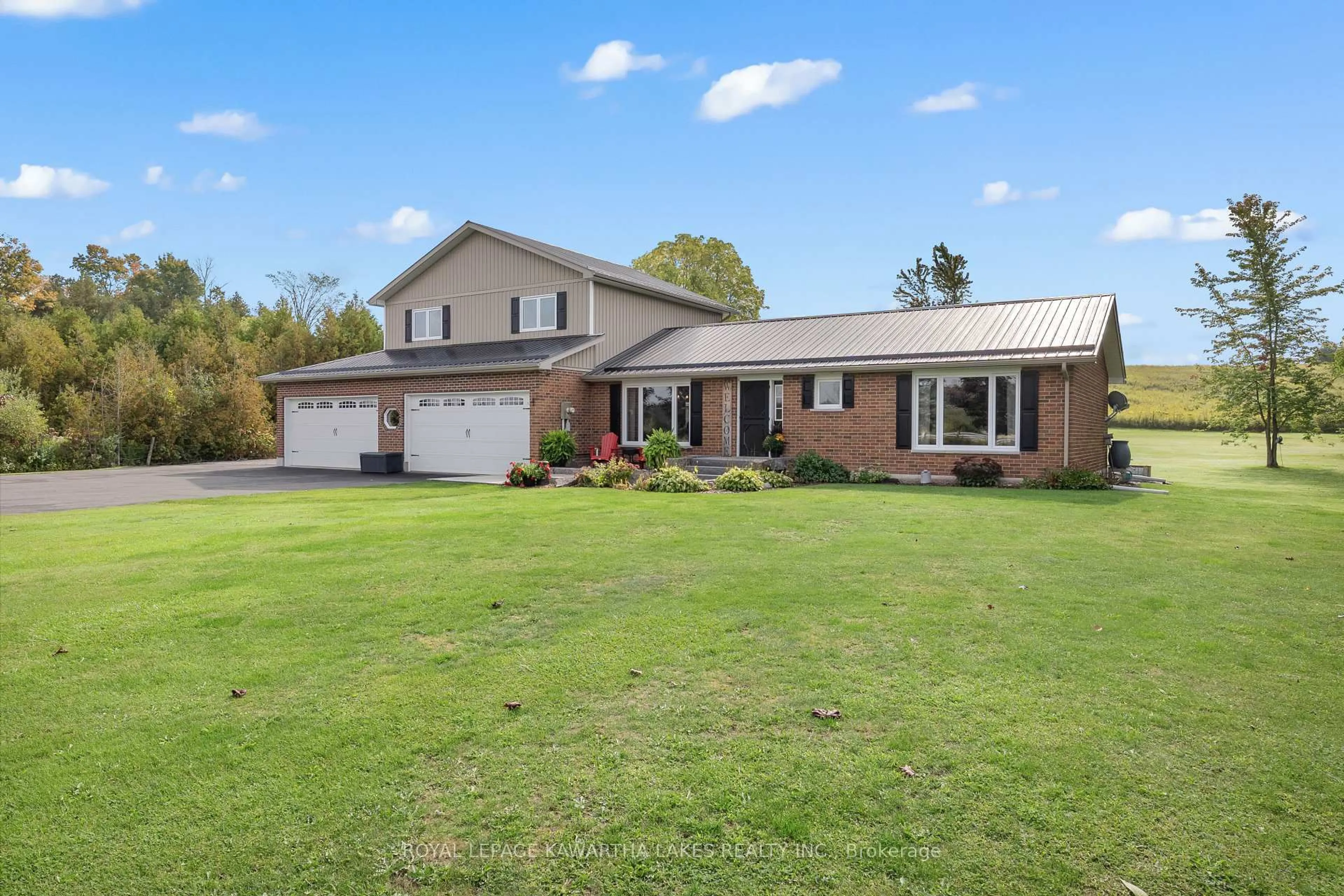 A pic from outside/outdoor area/front of a property/back of a property/a pic from drone, unknown for 1138 Little Britain Rd, Kawartha Lakes Ontario K0M 2C0