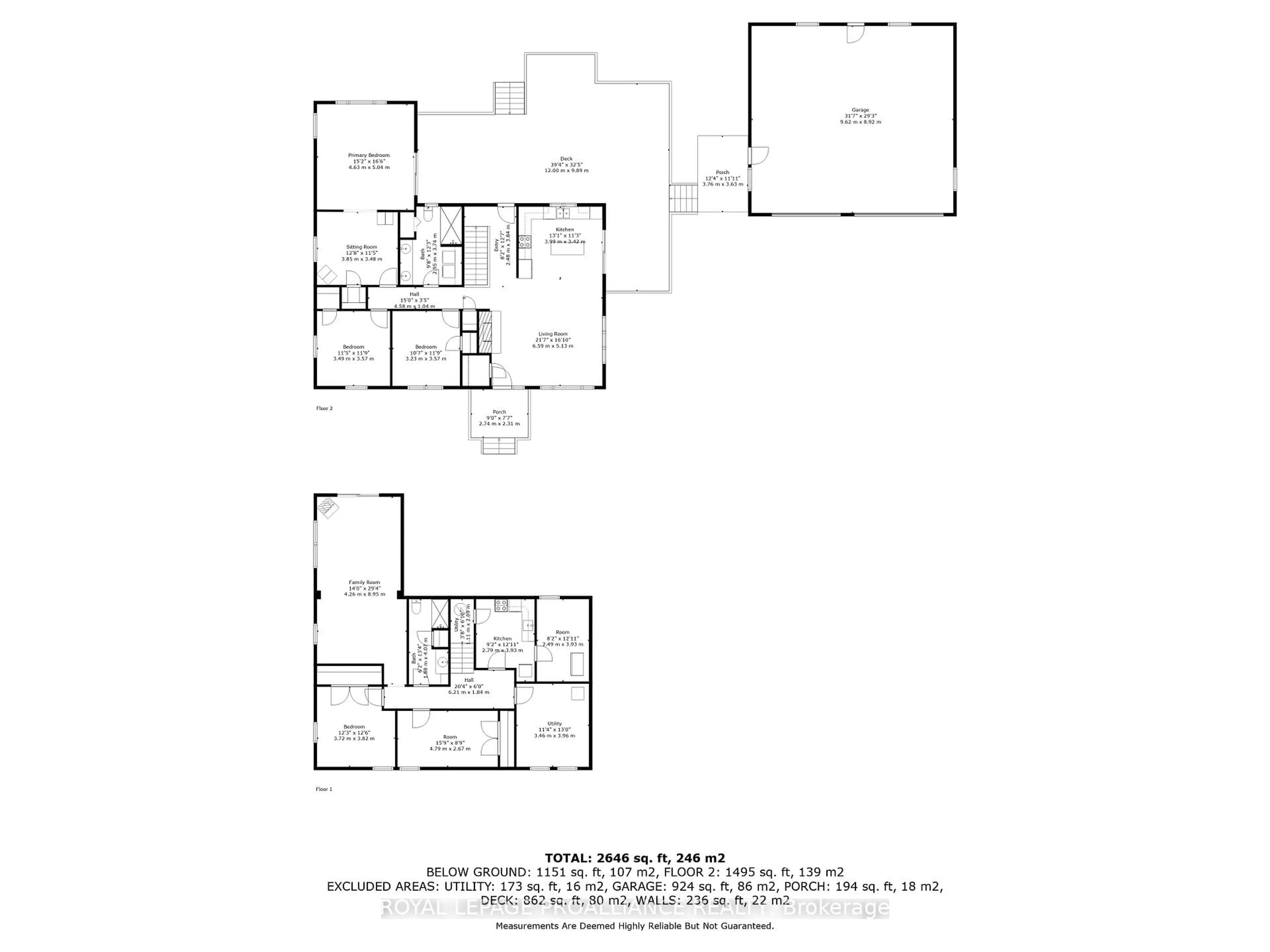 Floor plan for 313 Peter's Rd, Cramahe Ontario K0K 1S0