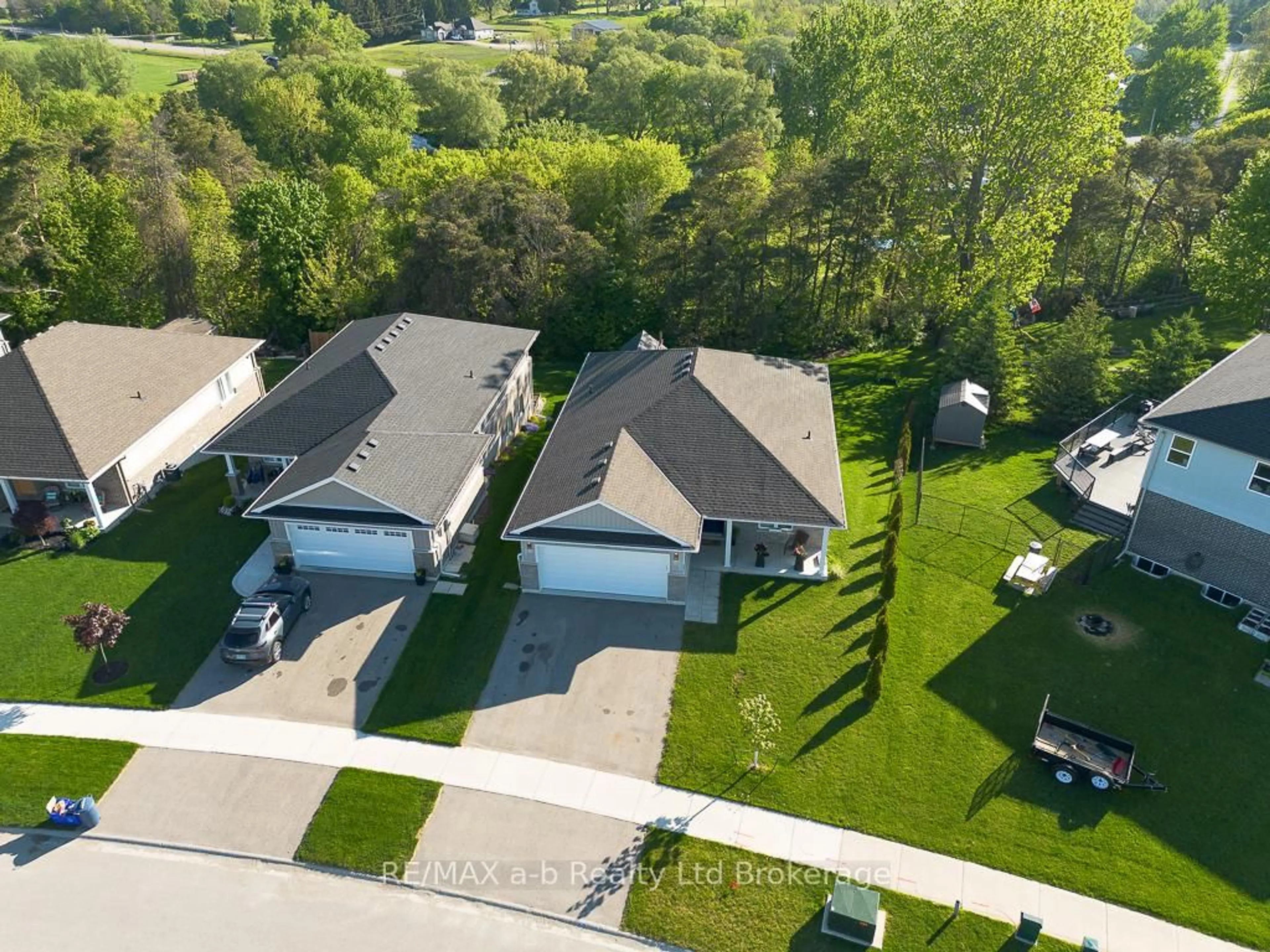 A pic from outside/outdoor area/front of a property/back of a property/a pic from drone, street for 60 James St, Zorra Ontario N0J 1J0