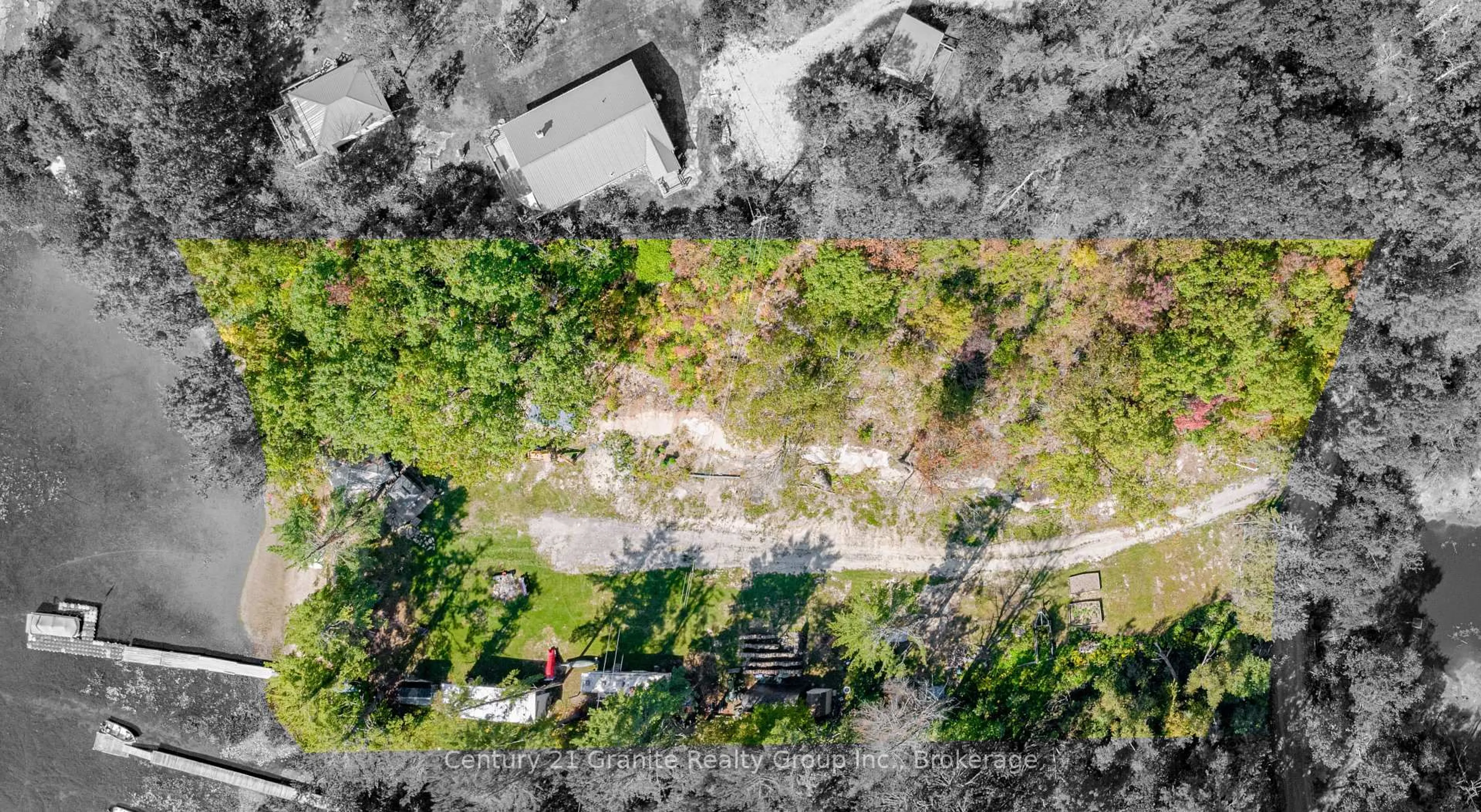 A pic from outside/outdoor area/front of a property/back of a property/a pic from drone, unknown for 1230 FORSTERS Rd, Minden Hills Ontario K0M 2K0