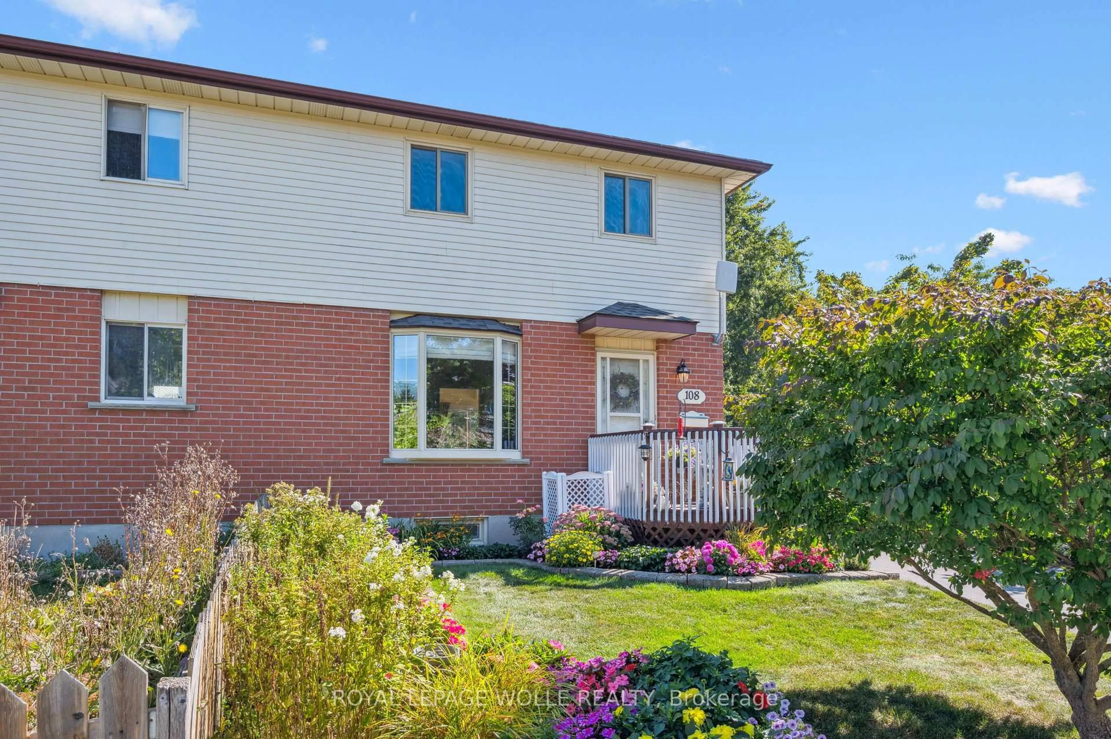 Home with brick exterior material, street for 108 Penelope Dr, Kitchener Ontario N2N 3C7