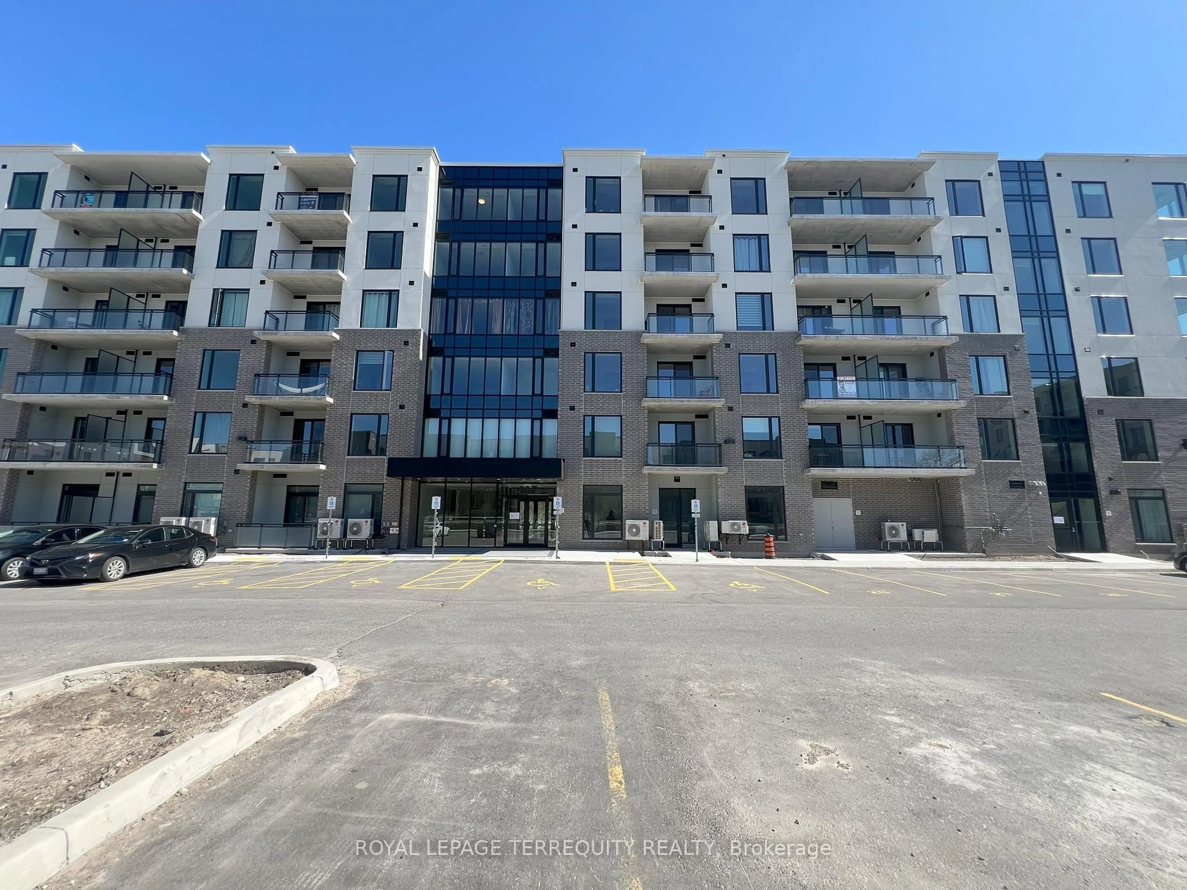 A pic from outside/outdoor area/front of a property/back of a property/a pic from drone, unknown for 107 Roger St #416, Waterloo Ontario N2J 0G3