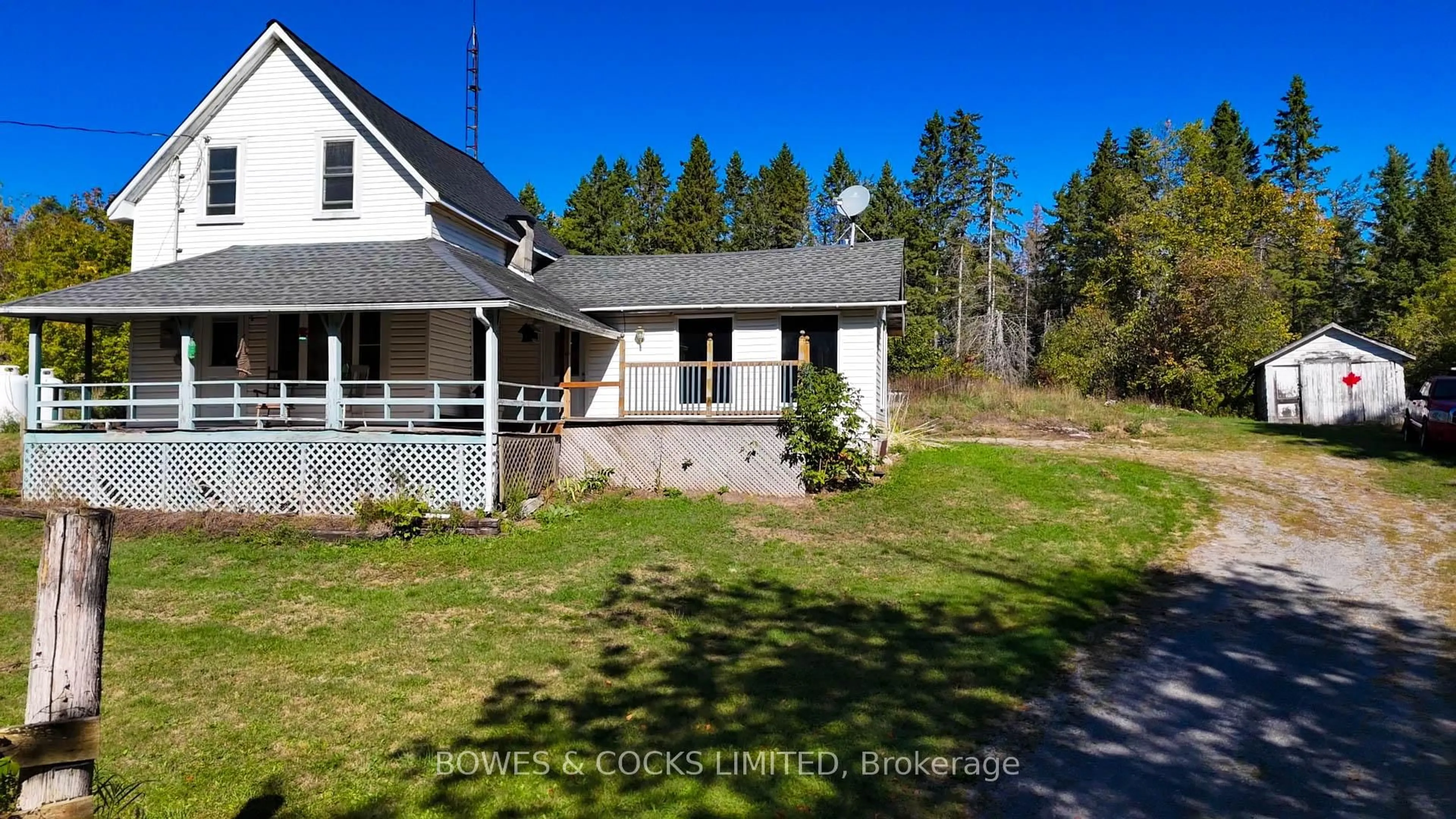 A pic from outside/outdoor area/front of a property/back of a property/a pic from drone, unknown for 68 Lasswade Rd, North Kawartha Ontario K0L 1A0