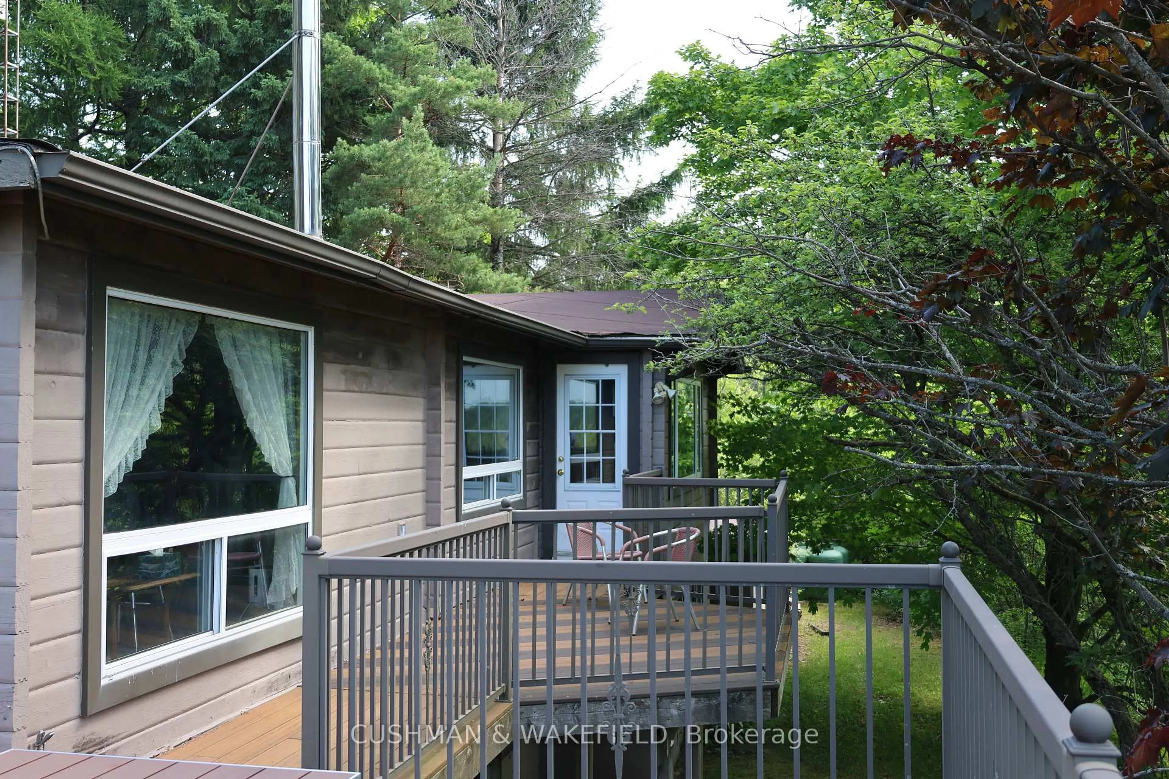 Patio, forest/trees view for 707 Northumberland Height Rd, Alnwick/Haldimand Ontario K9A 4J8