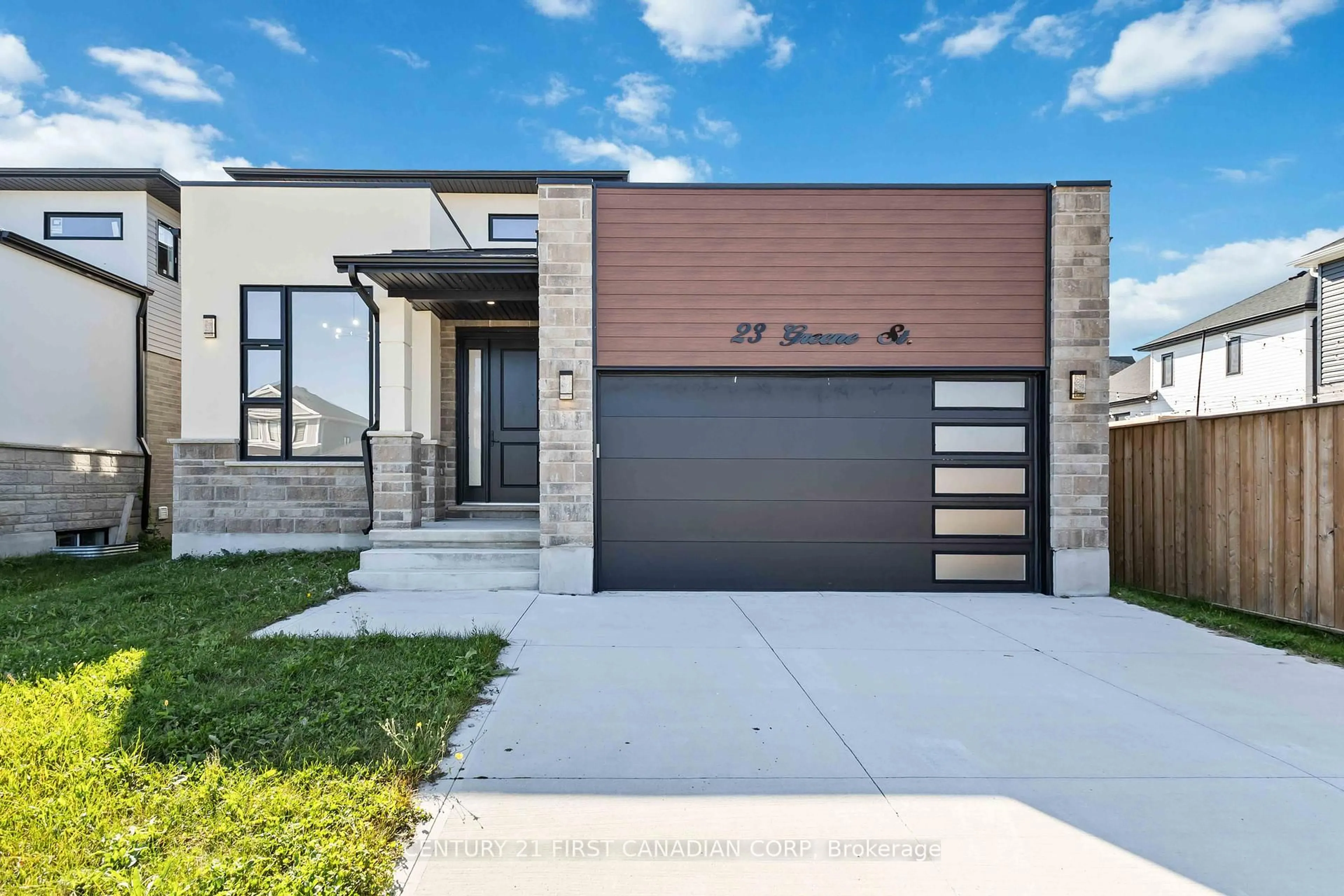 Home with brick exterior material, street for 23 GREENE St, South Huron Ontario N0M 1S3