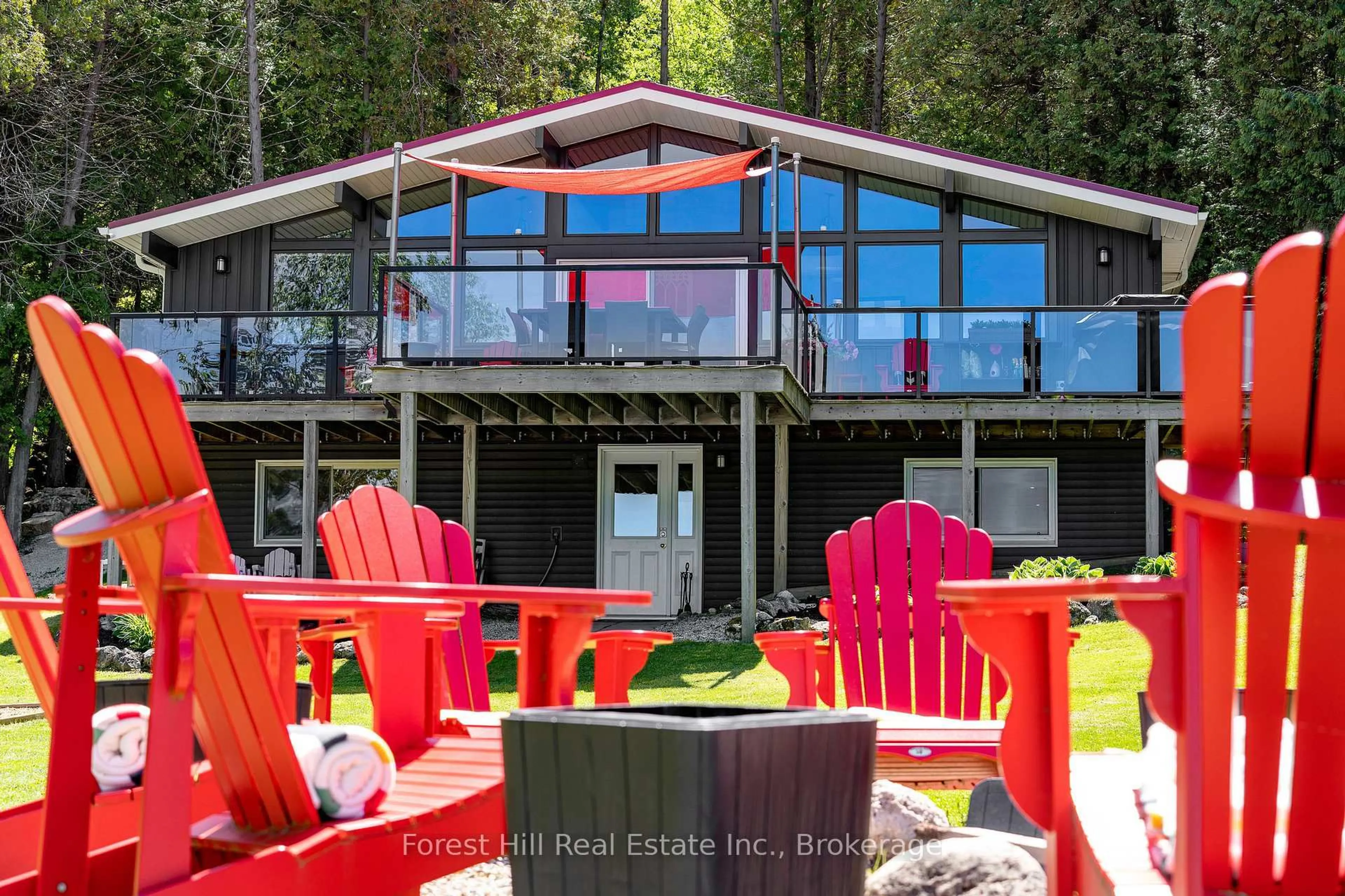Patio, water/lake/river/ocean view for 230 Wiles Lane, Grey Highlands Ontario N0C 1E0