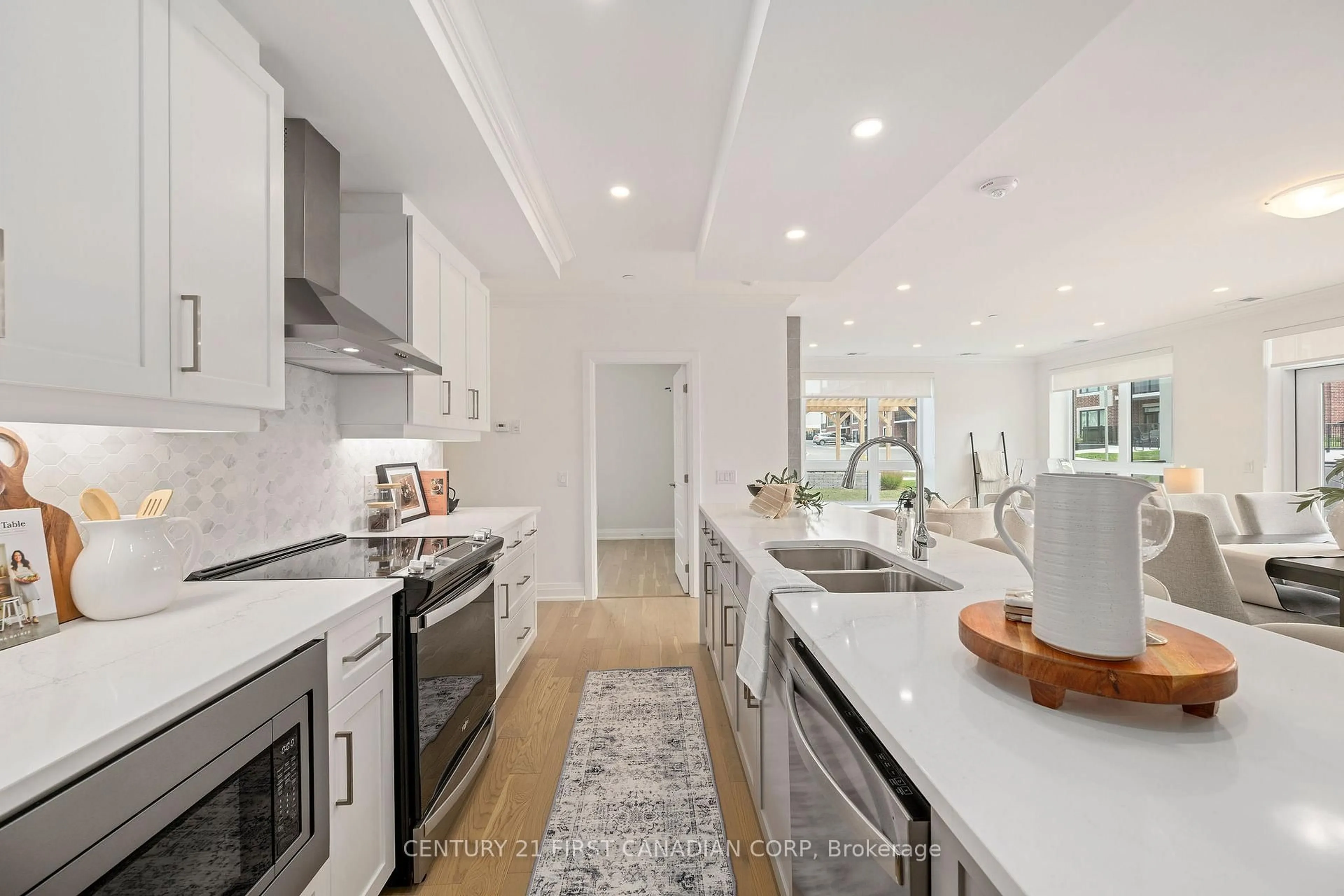 Contemporary kitchen, ceramic/tile floor for 1975 Fountain Grass Dr #115, London South Ontario N6K 0M3