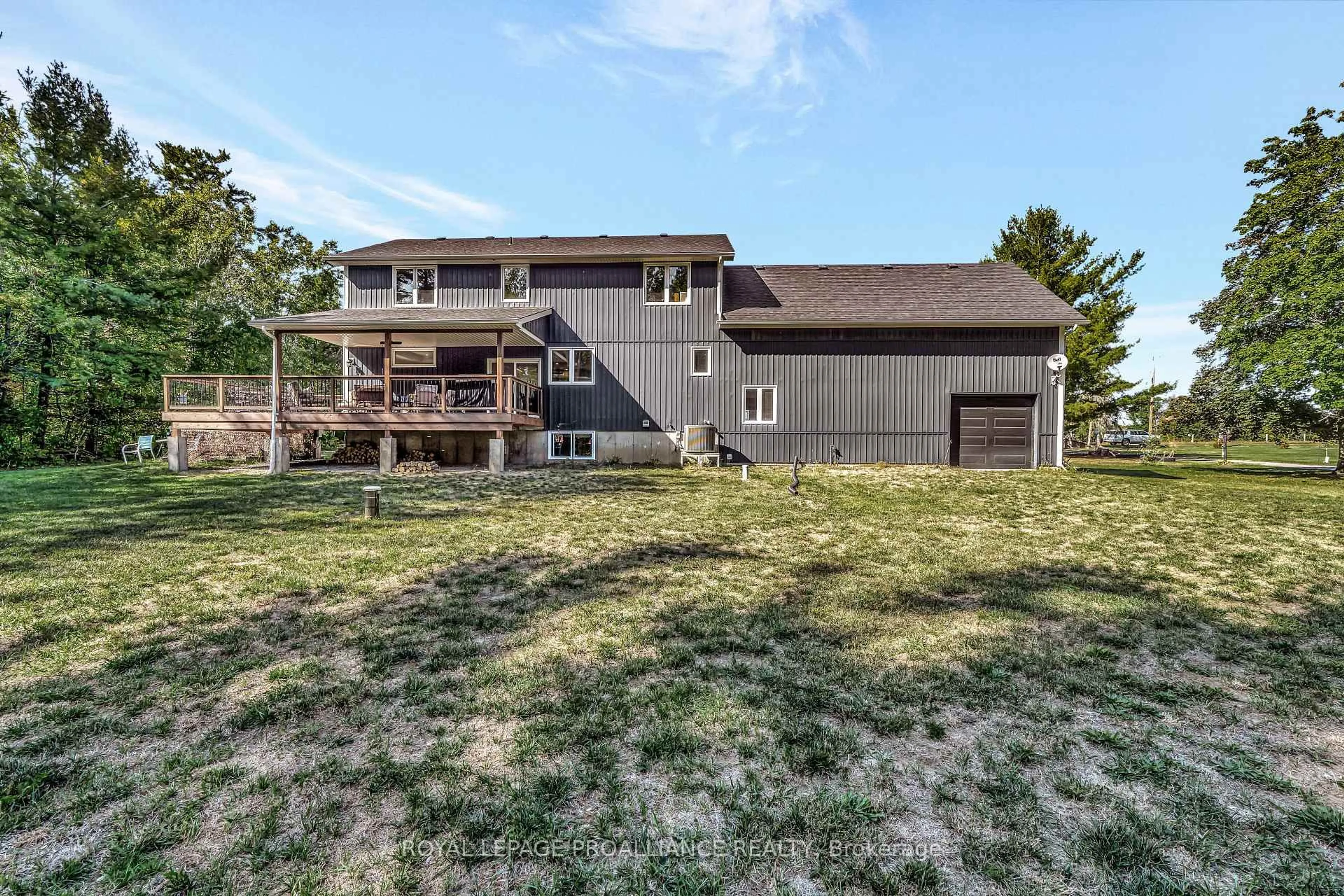A pic from outside/outdoor area/front of a property/back of a property/a pic from drone, mountain view for 296 Bird Rd, Stirling Ontario K0K 3E0