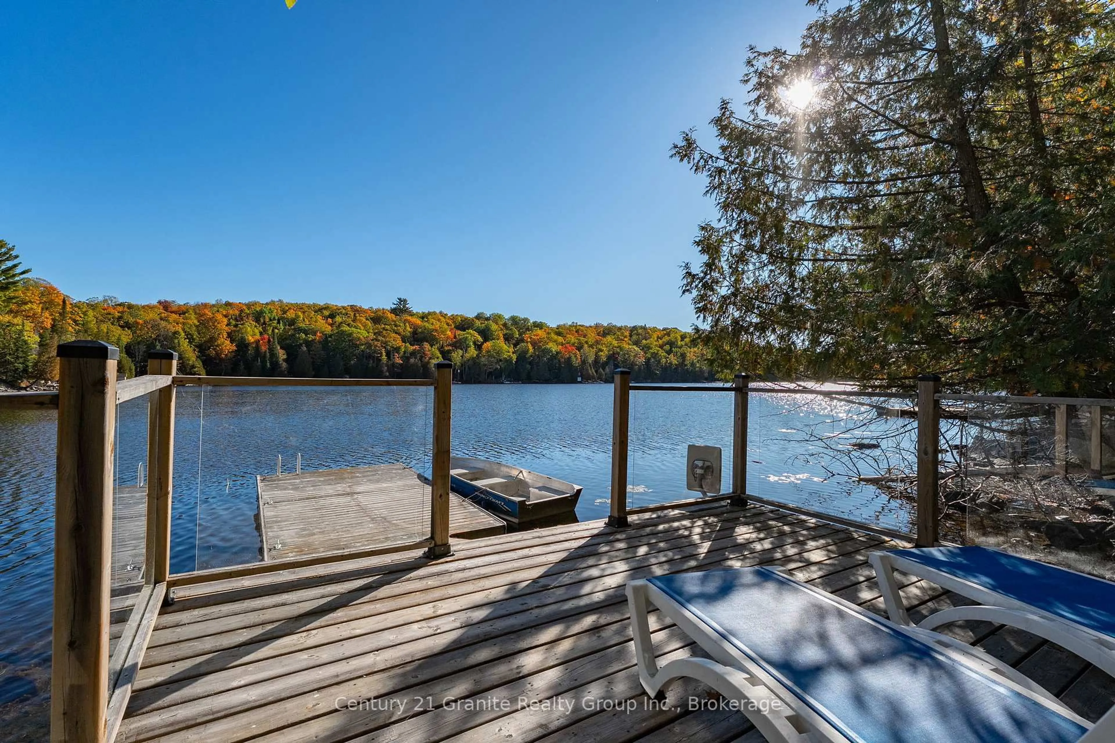 Patio, water/lake/river/ocean view for 2329 Blairhampton Rd, Minden Hills Ontario K0M 2K0