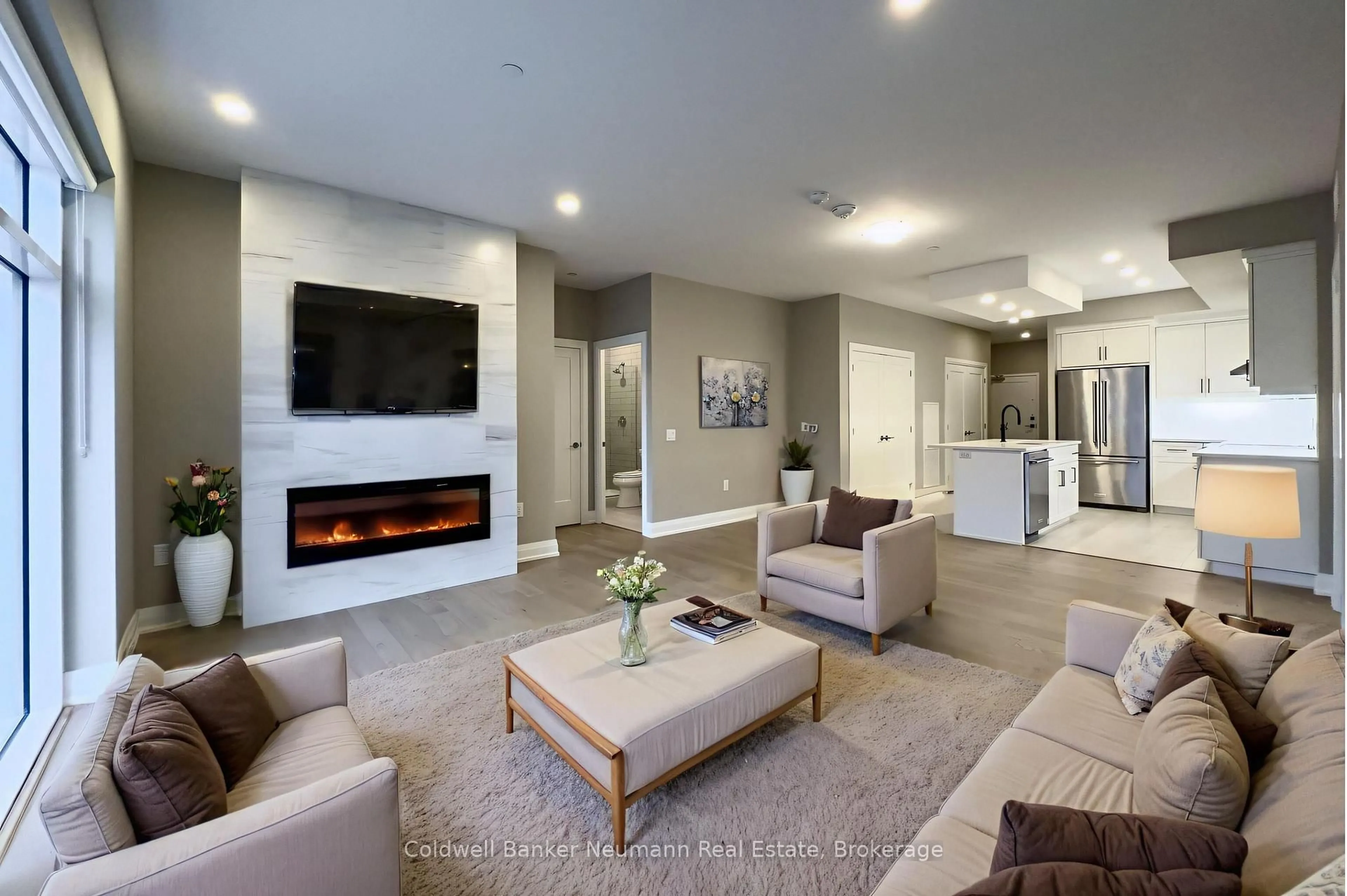 Living room with furniture, unknown for 71 Wyndham St #209, Guelph Ontario N1E 5R3