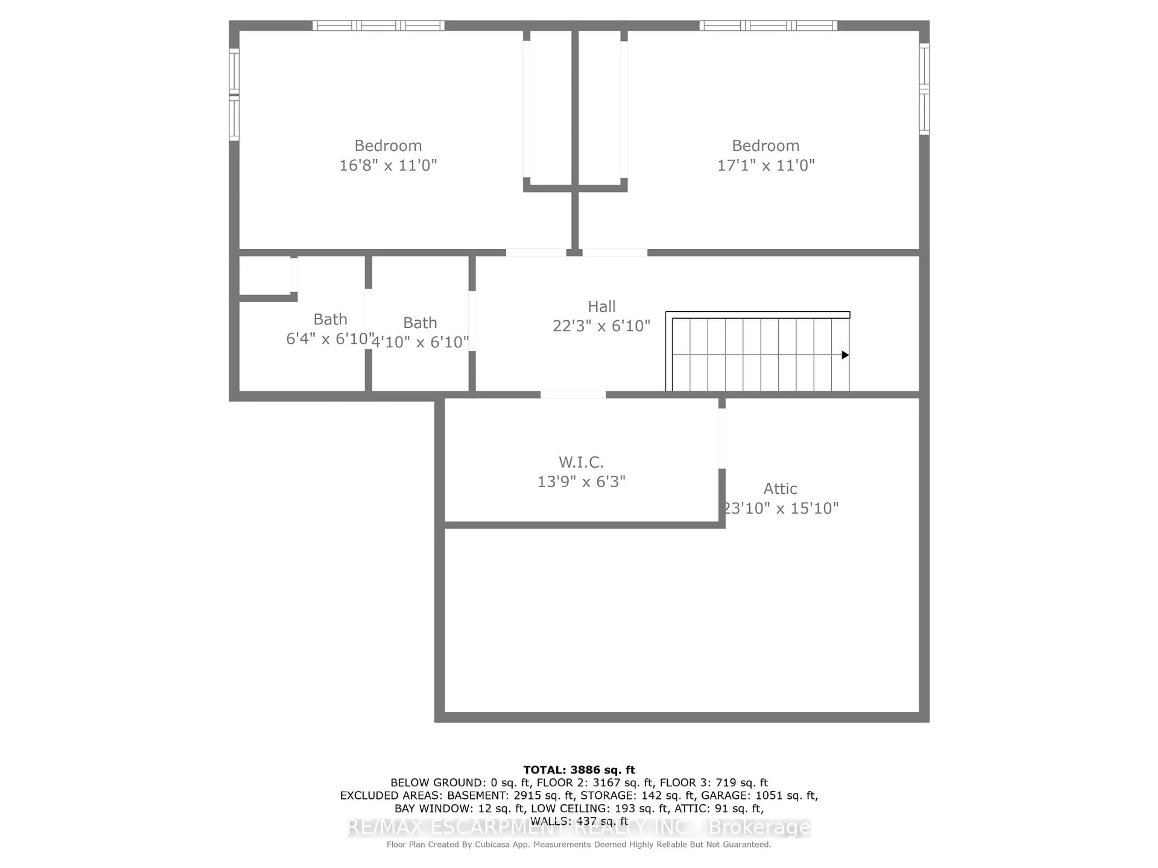 Floor plan for 17 TEWS Lane, Hamilton Ontario L9H 7N4