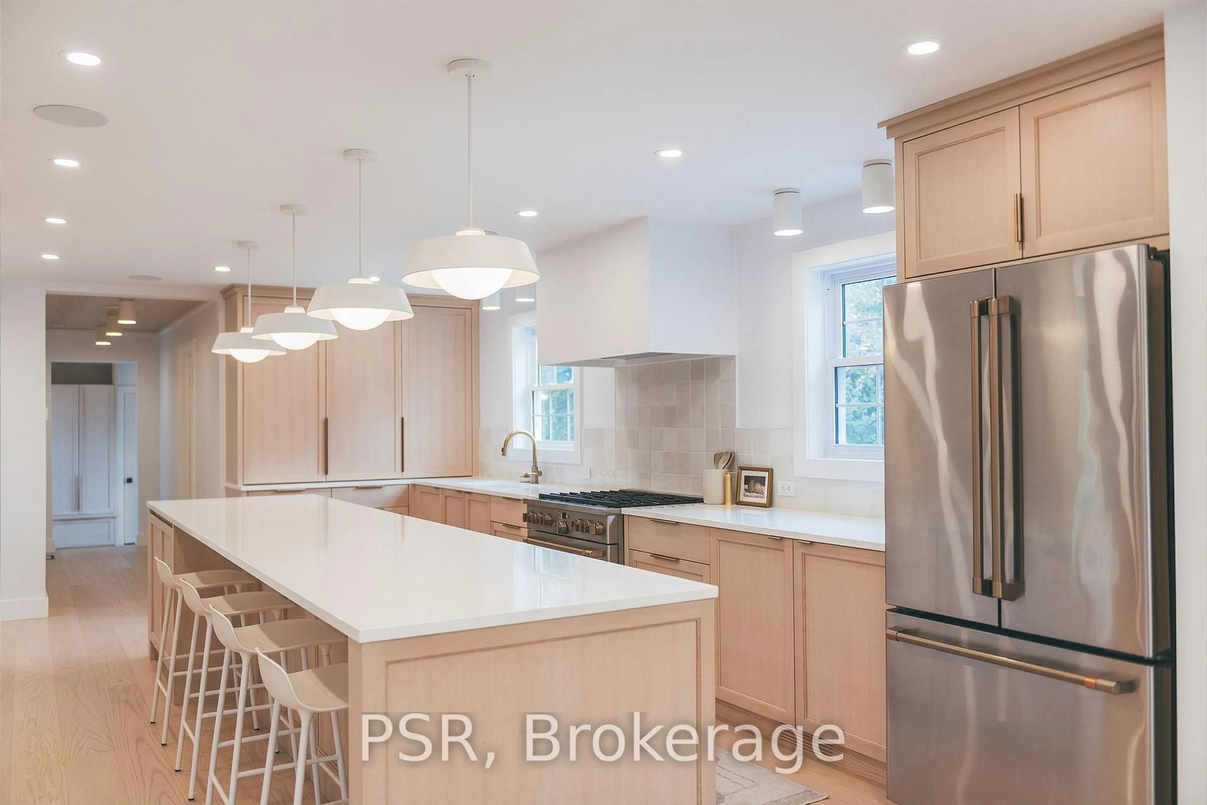 Contemporary kitchen, ceramic/tile floor for 1877 12th Line, Selwyn Ontario K0L 2H0