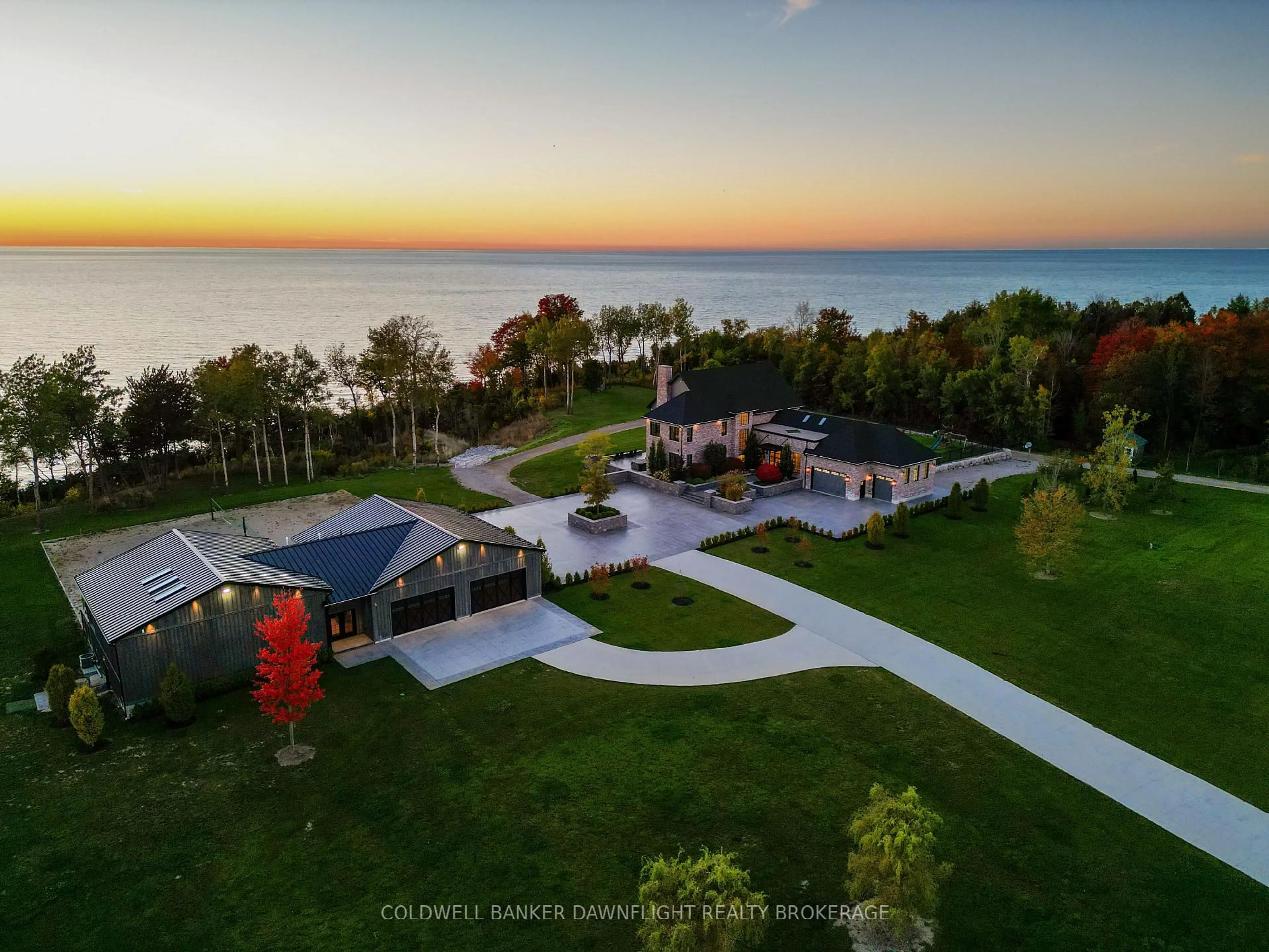 A pic from outside/outdoor area/front of a property/back of a property/a pic from drone, water/lake/river/ocean view for 79585 COTTAGE Dr, Central Huron Ontario N7A 3X8