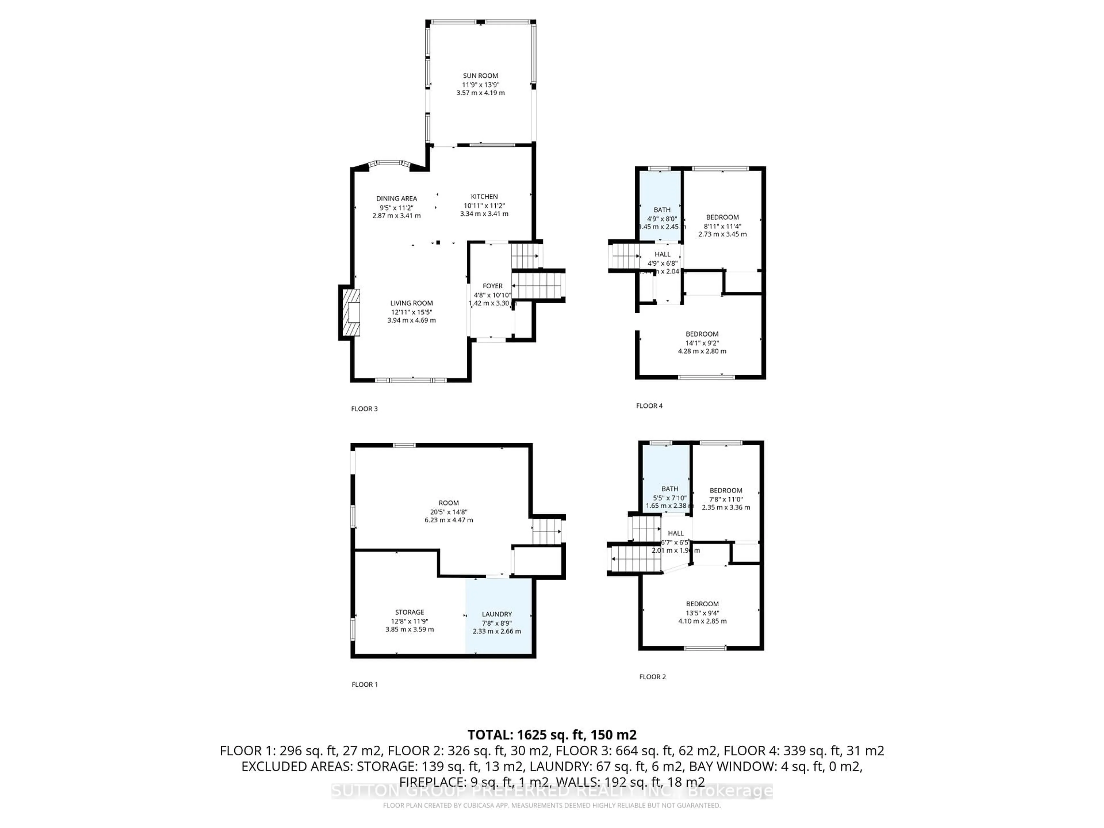 Floor plan for 453 High St, London South Ontario N6C 4L6