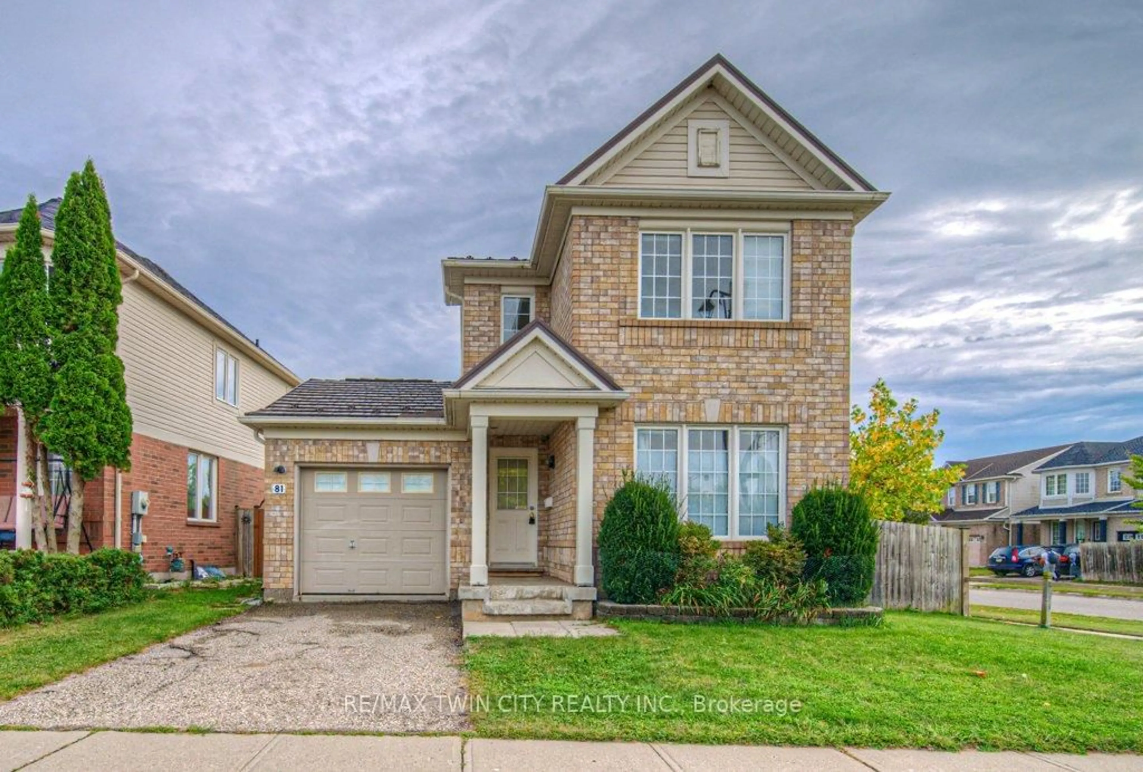 Home with brick exterior material, street for 81 Coulthard Blvd, Cambridge Ontario N1T 2G1