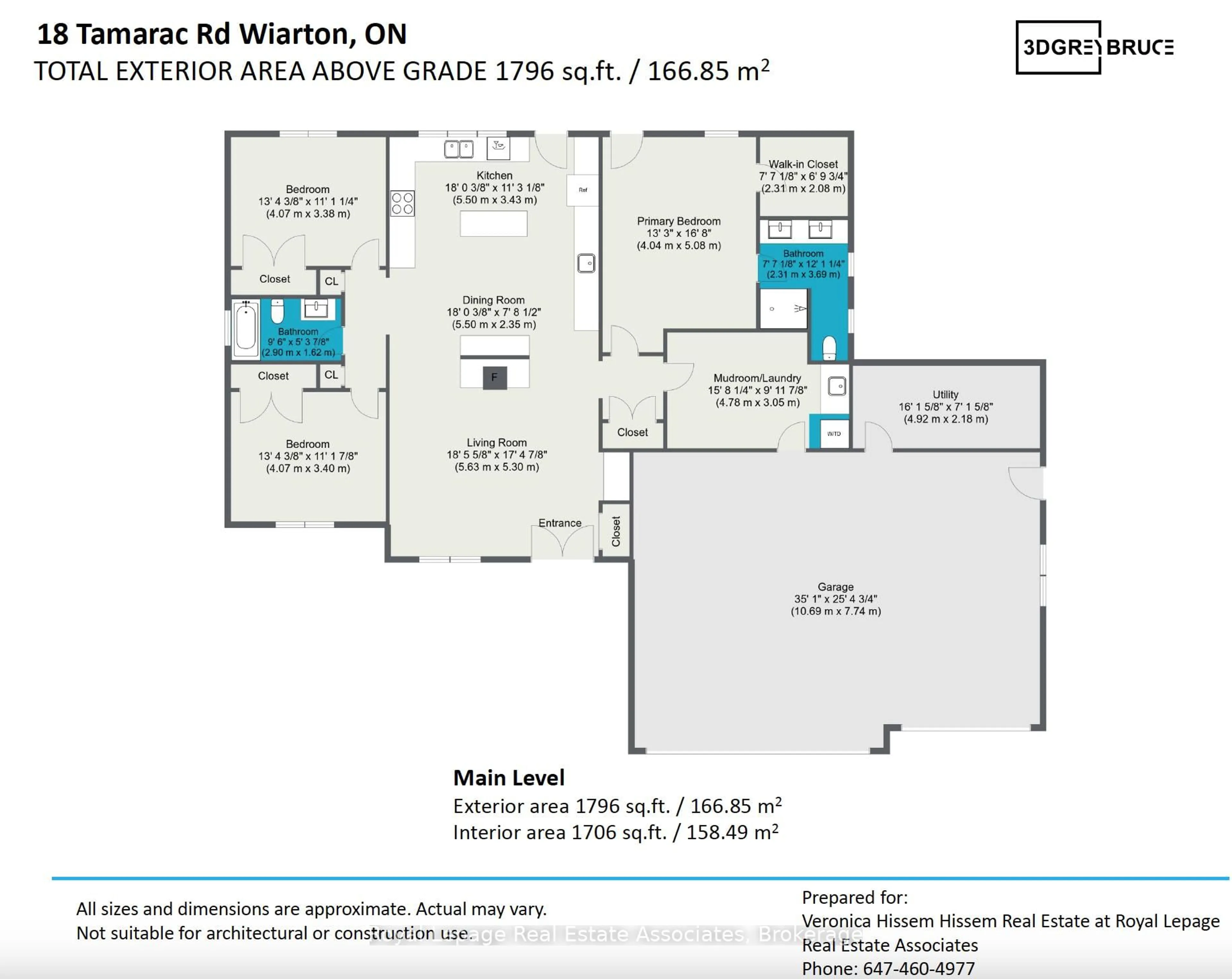 Floor plan for 18 Tamarac Rd, South Bruce Peninsula Ontario N0H 2T0