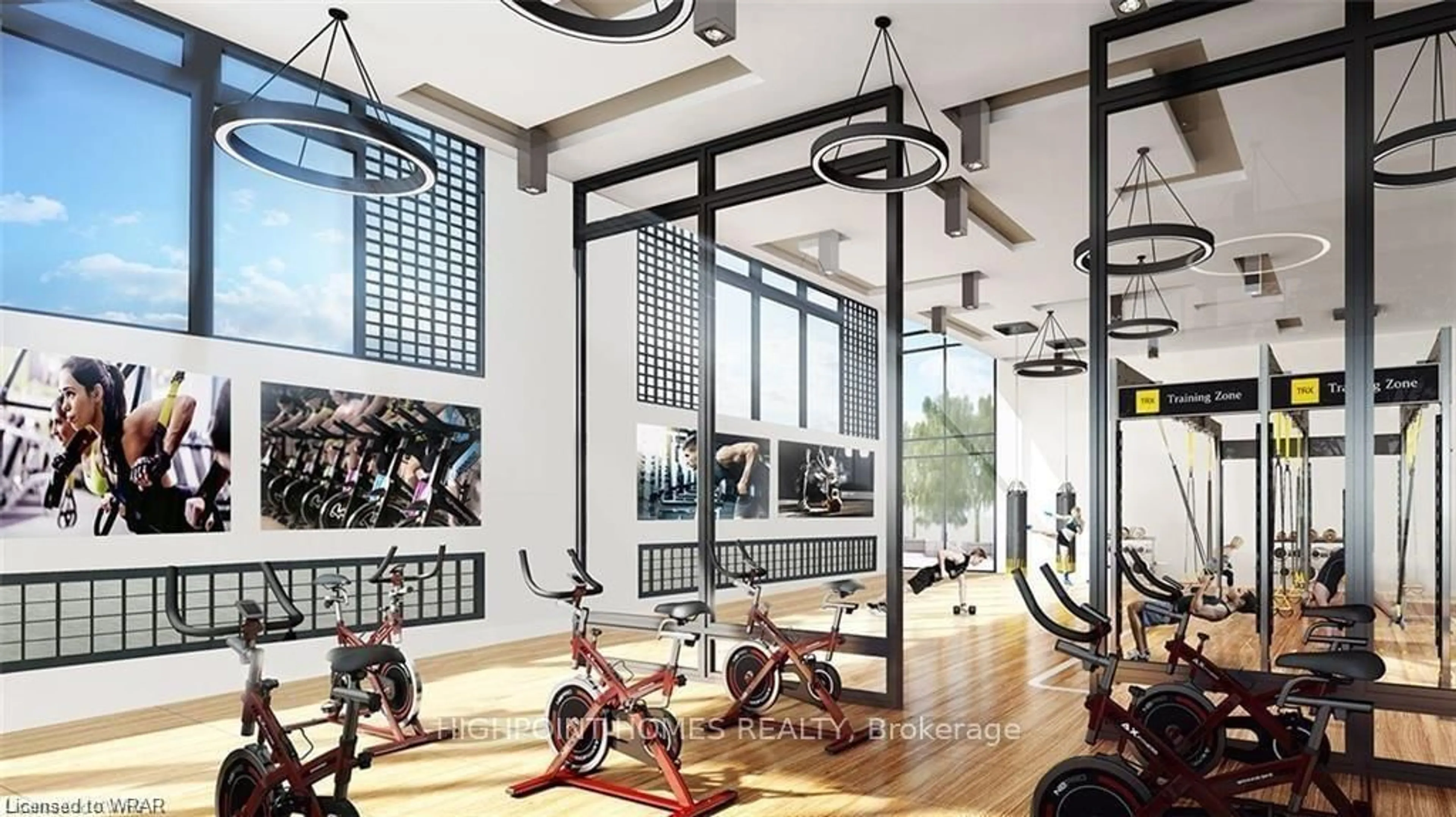 Gym or fitness room for 55 Duke St #2509, Kitchener Ontario N2H 0C9