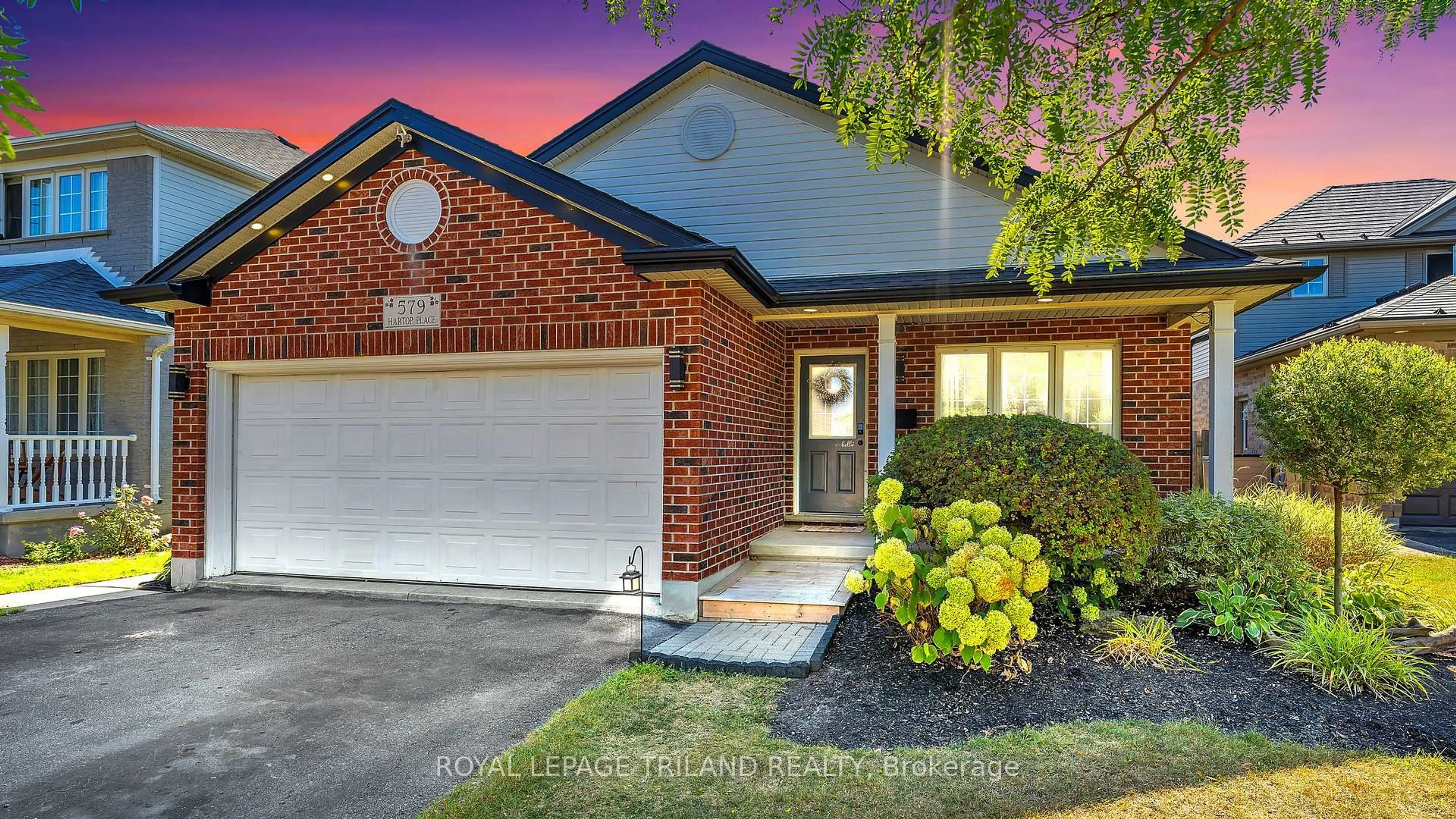 Home with brick exterior material, street for 579 HARTOP Pl, London South Ontario N6M 1J5