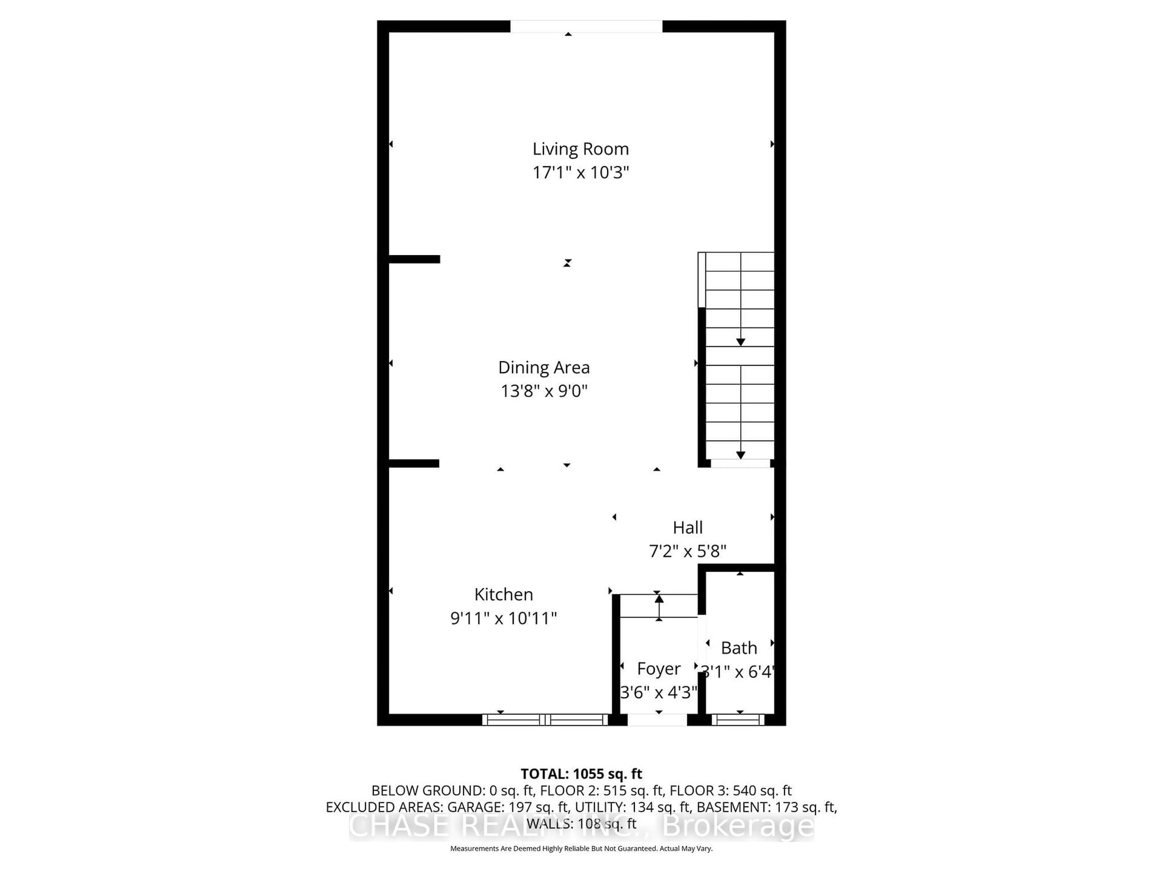 Floor plan for 1301 Upper Gage Ave #34, Hamilton Ontario L8W 1E5