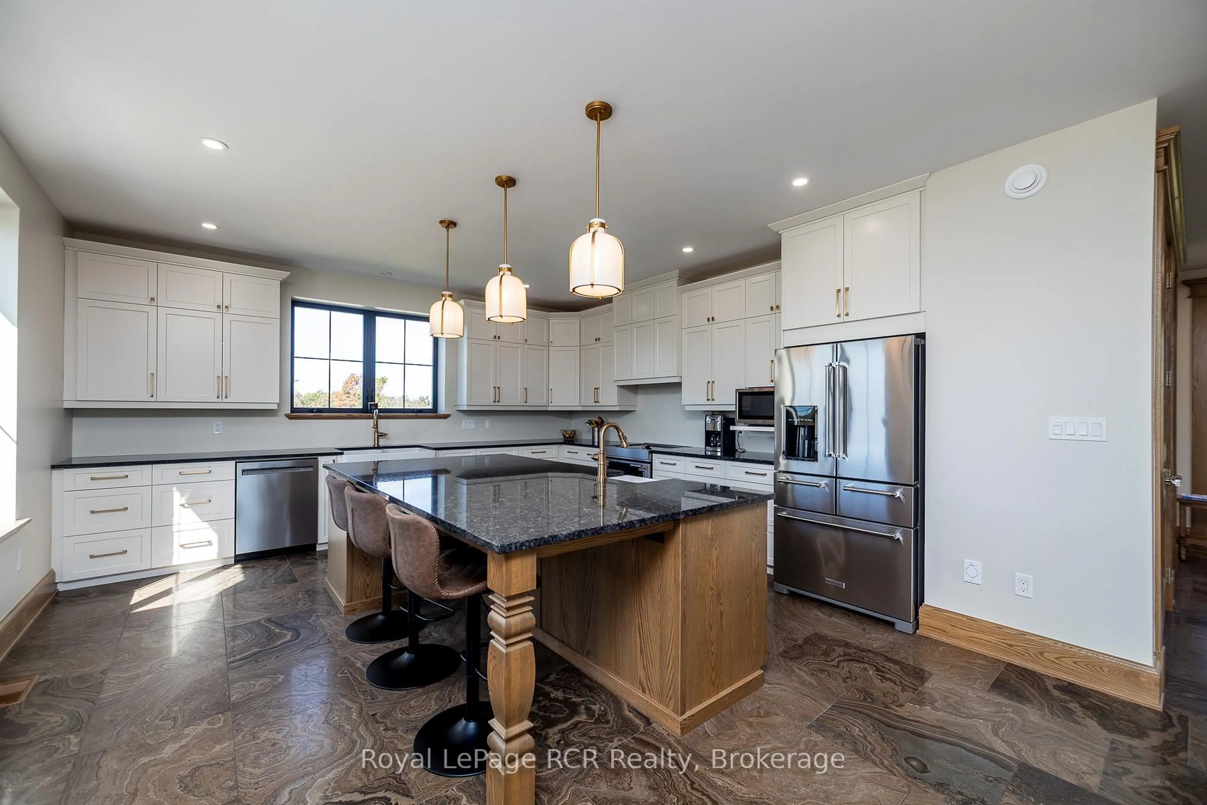 Open concept kitchen, ceramic/tile floor for 1037 Purple Valley Rd, South Bruce Peninsula Ontario N0H 1W0