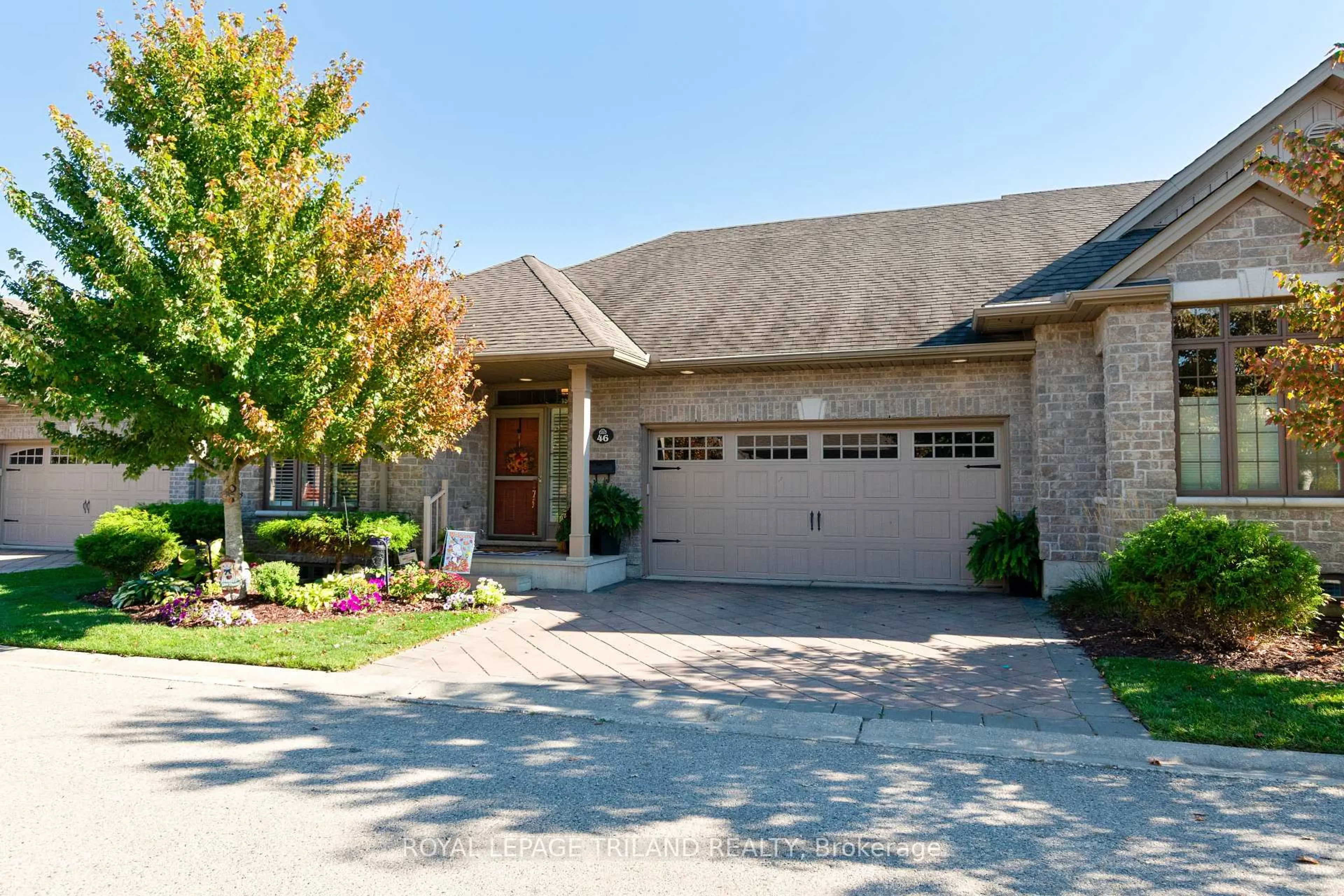 Home with brick exterior material, street for 2295 Kains Rd #46, London South Ontario N6K 5E2