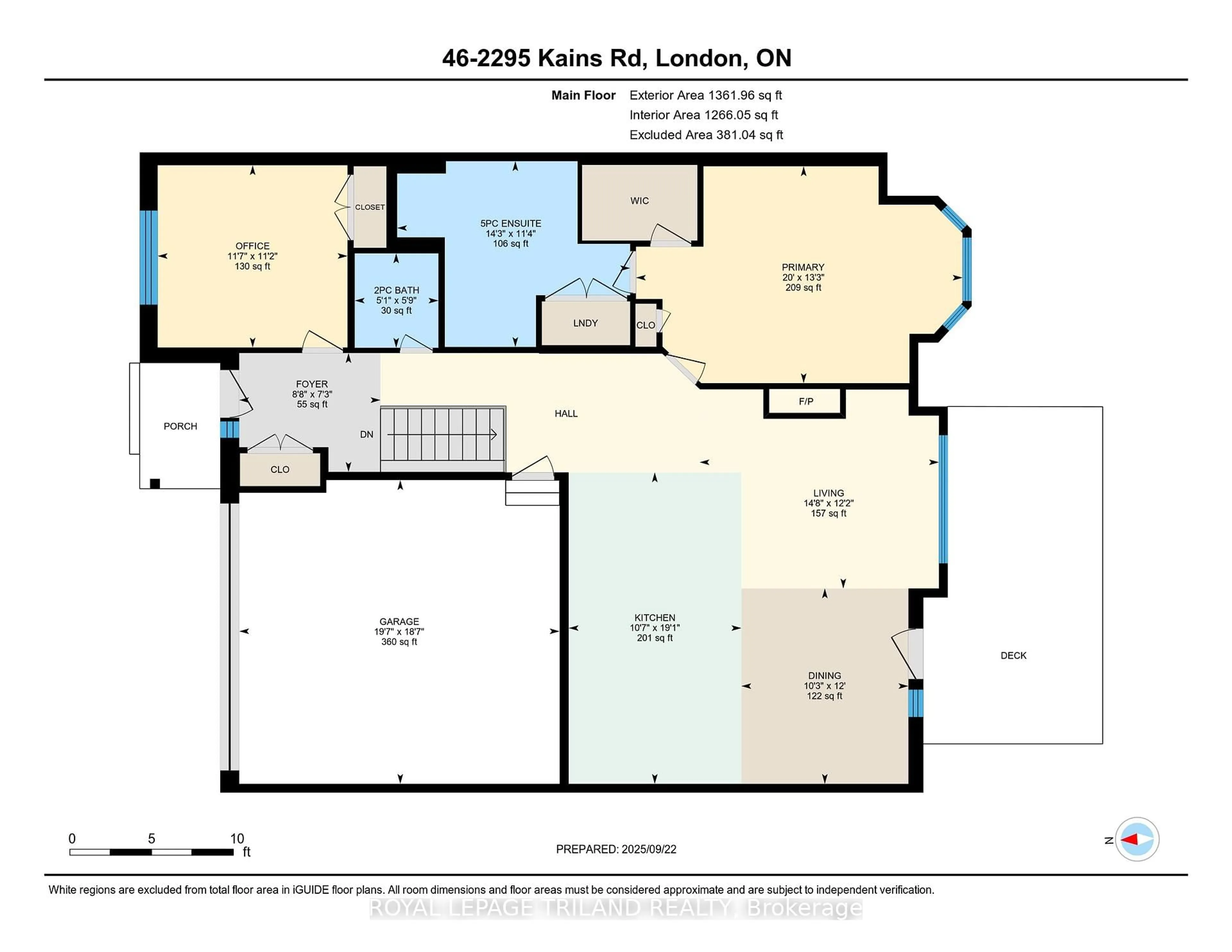 Floor plan for 2295 Kains Rd #46, London South Ontario N6K 5E2