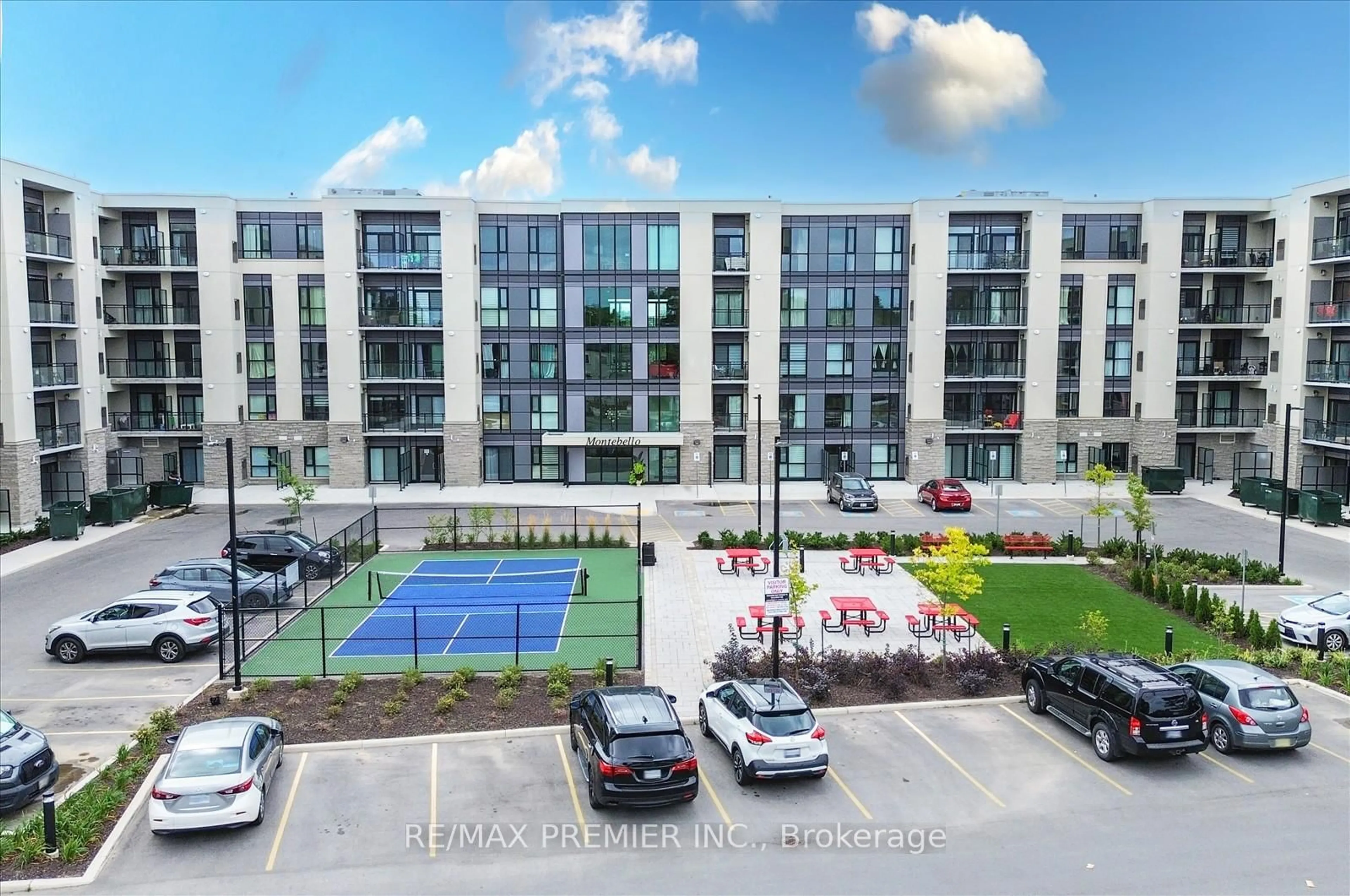 A pic from outside/outdoor area/front of a property/back of a property/a pic from drone, city buildings view from balcony for 50 Herrick Ave #LP-17, St. Catharines Ontario L2P 0B8
