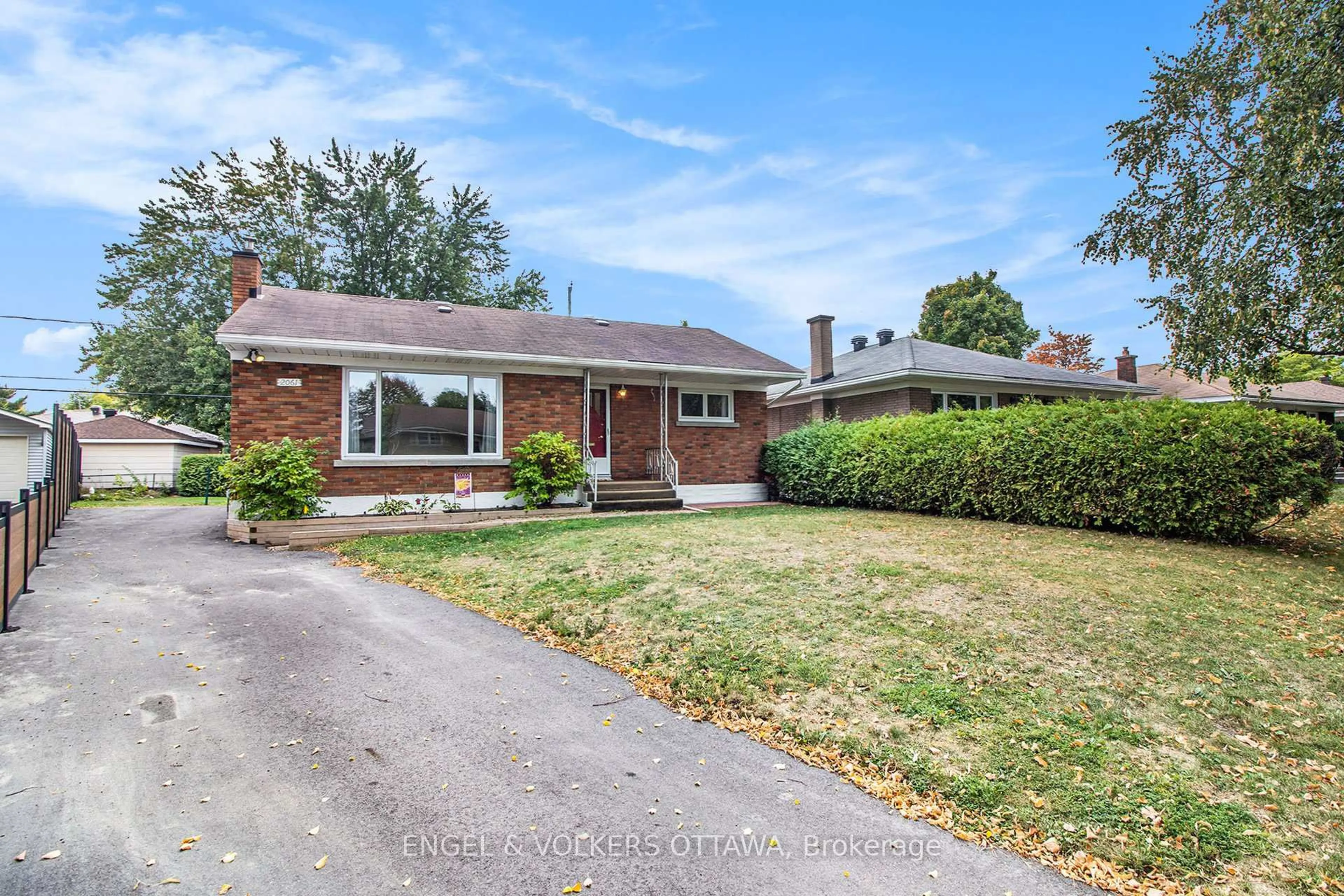 Home with brick exterior material, street for 2061 Vincent St, Ottawa Ontario K1G 2M8