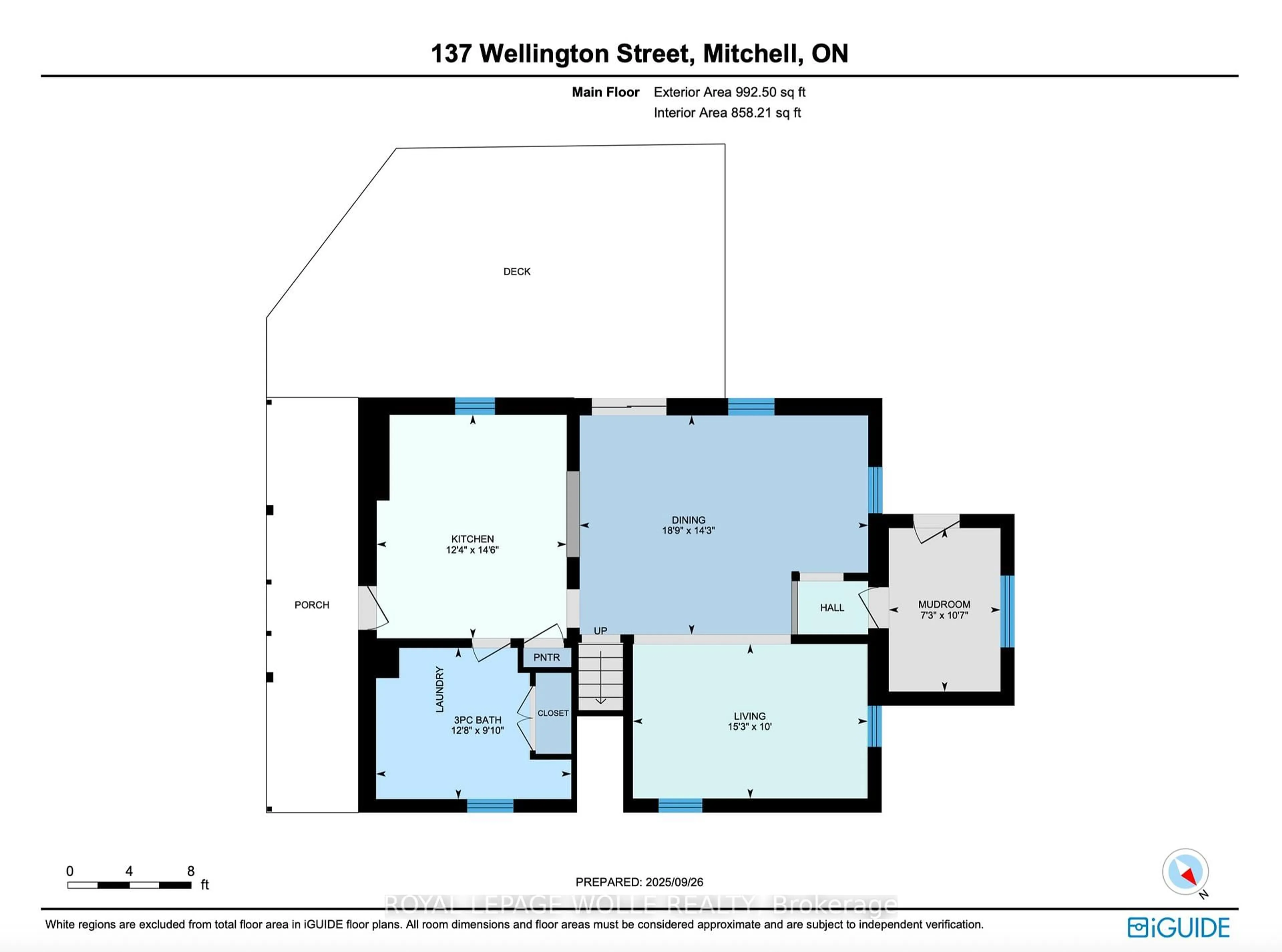 Floor plan for 137 Wellington St, West Perth Ontario N0K 1N0