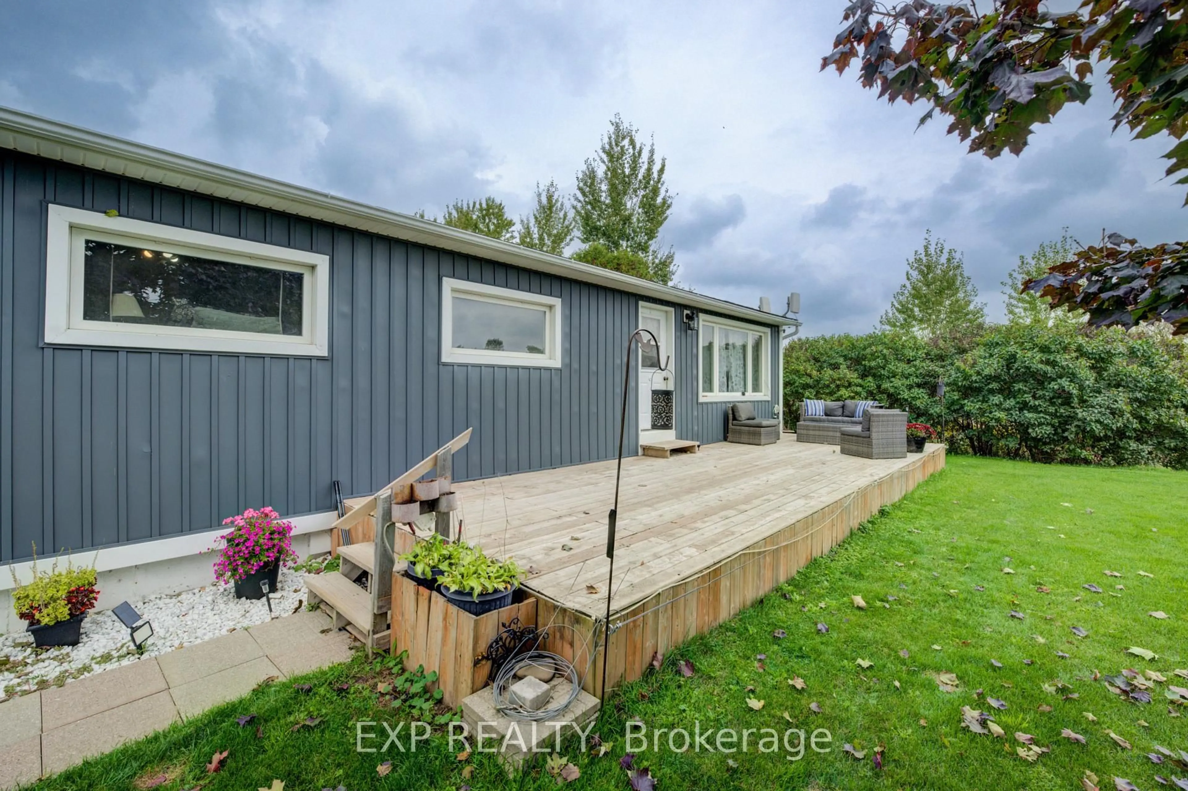 A pic from outside/outdoor area/front of a property/back of a property/a pic from drone, water/lake/river/ocean view for 7442 Wellington Road 109, Wellington North Ontario N0G 1A0