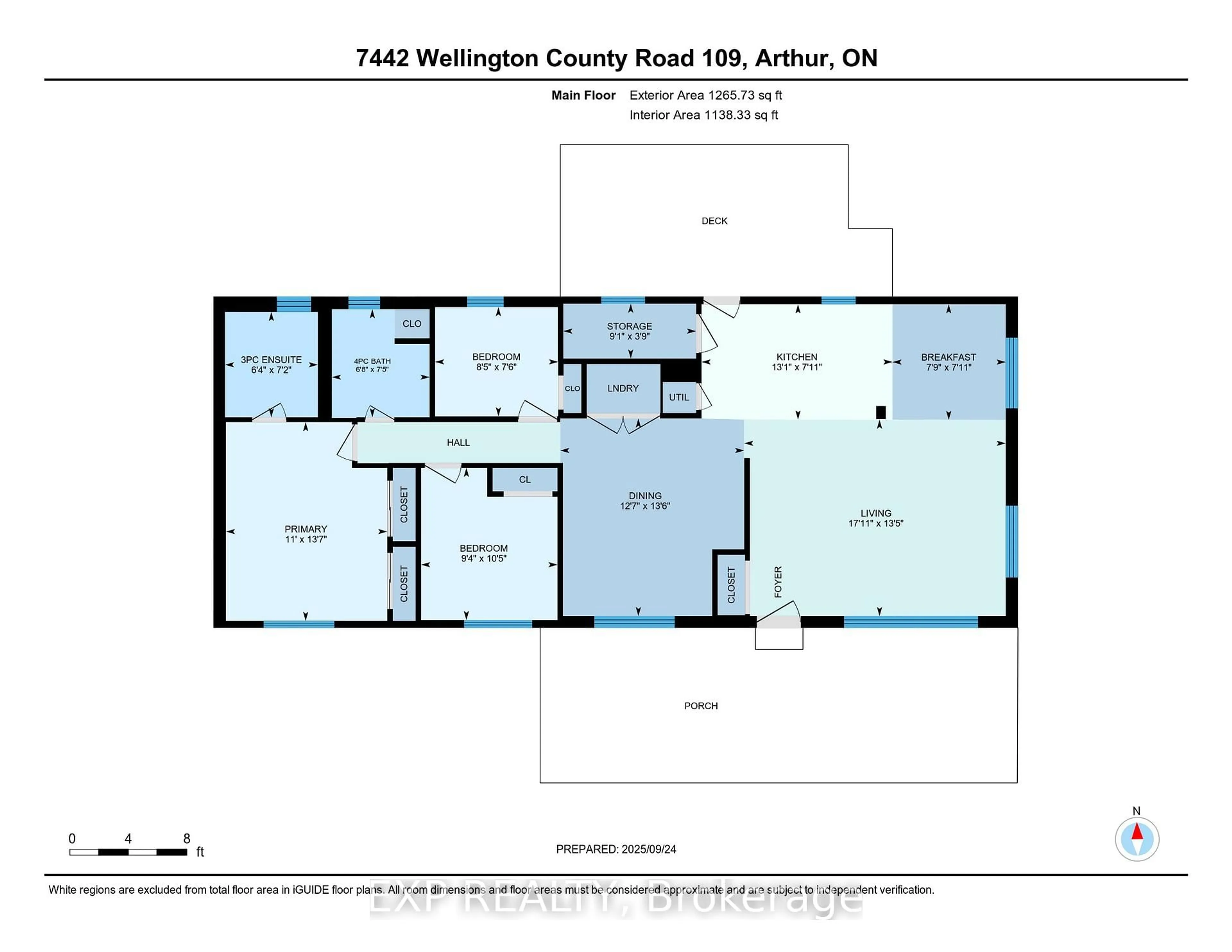 Floor plan for 7442 Wellington Road 109, Wellington North Ontario N0G 1A0