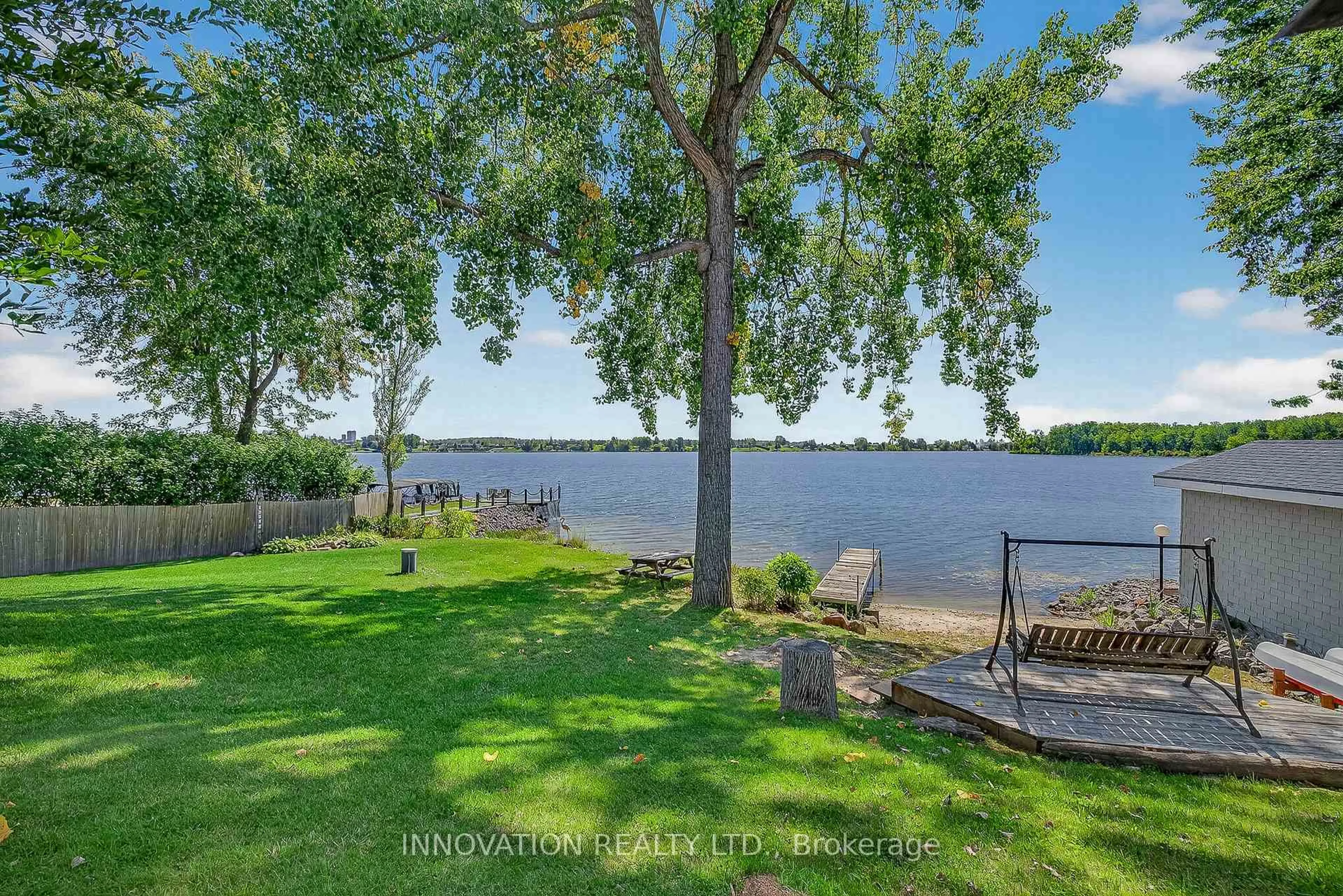 A pic from outside/outdoor area/front of a property/back of a property/a pic from drone, water/lake/river/ocean view for 155 Ladouceur St, Champlain Ontario K0B 1J0