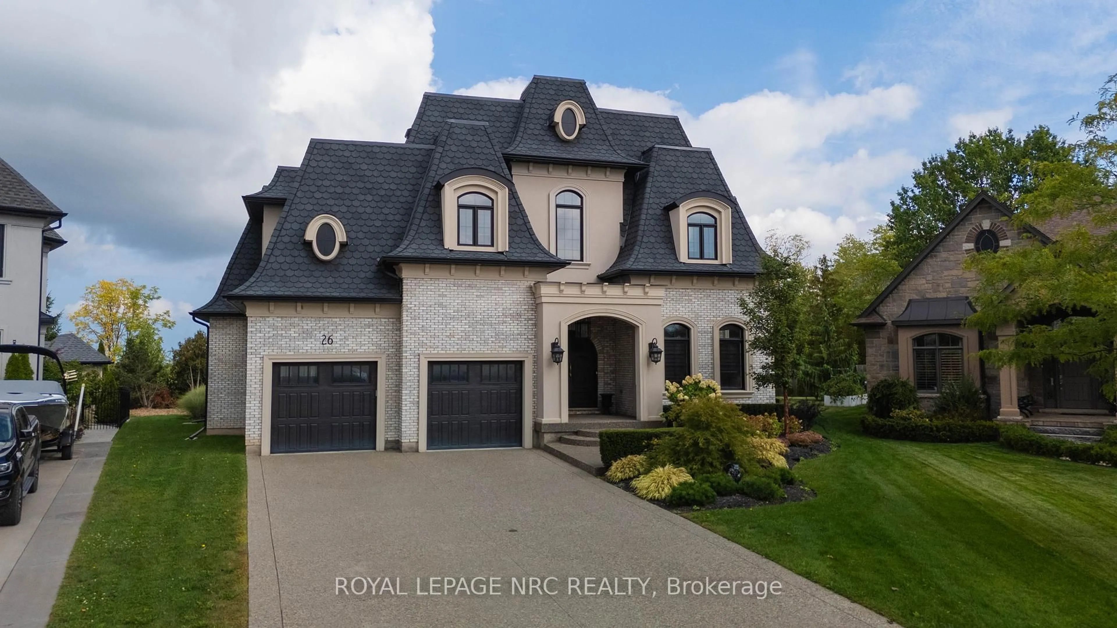 Home with brick exterior material, street for 26 Sandalwood Cres, Niagara-on-the-Lake Ontario L0S 1P0